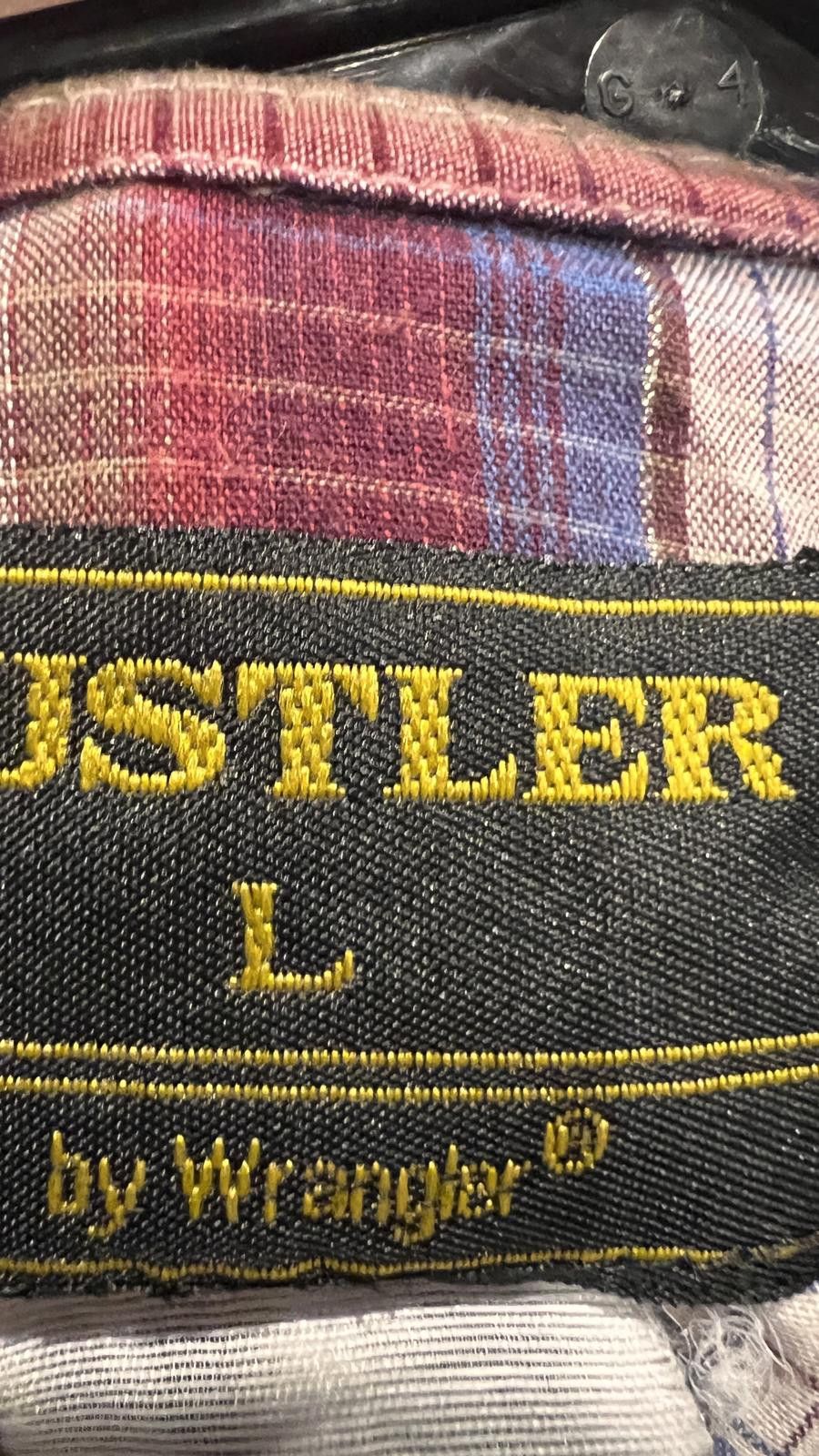 Wrangler Wrangler Hustler Red & Blue Plaid Shirt - Large Size US L / EU 52-54 / 3 - 3 Thumbnail