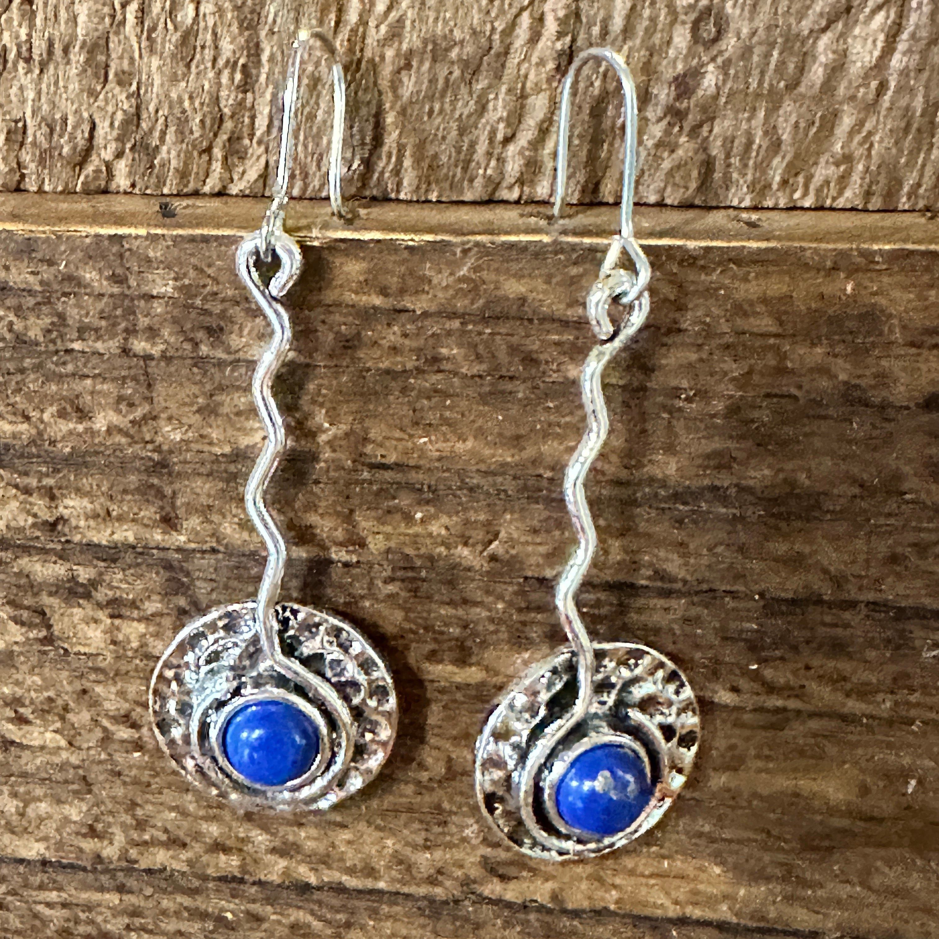 Other Boho Native American Navajo Dangle Wire Earrings, Turquoise Size ONE SIZE - 1 Thumbnail