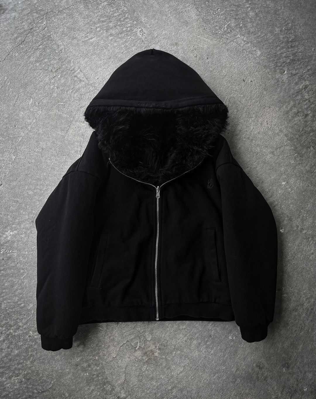 Designer × Japanese Brand Black reversible Jacket Hooded Size US L / EU 52-54 / 3 - 1 Thumbnail