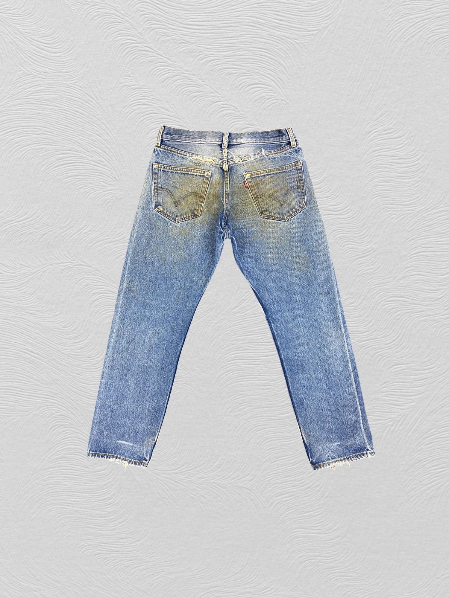 Levi's Dirty Used Blue Vintage Levi's 501 30x28.5 Denim -JN2233 Size US 30 / EU 46 - 2 Thumbnail