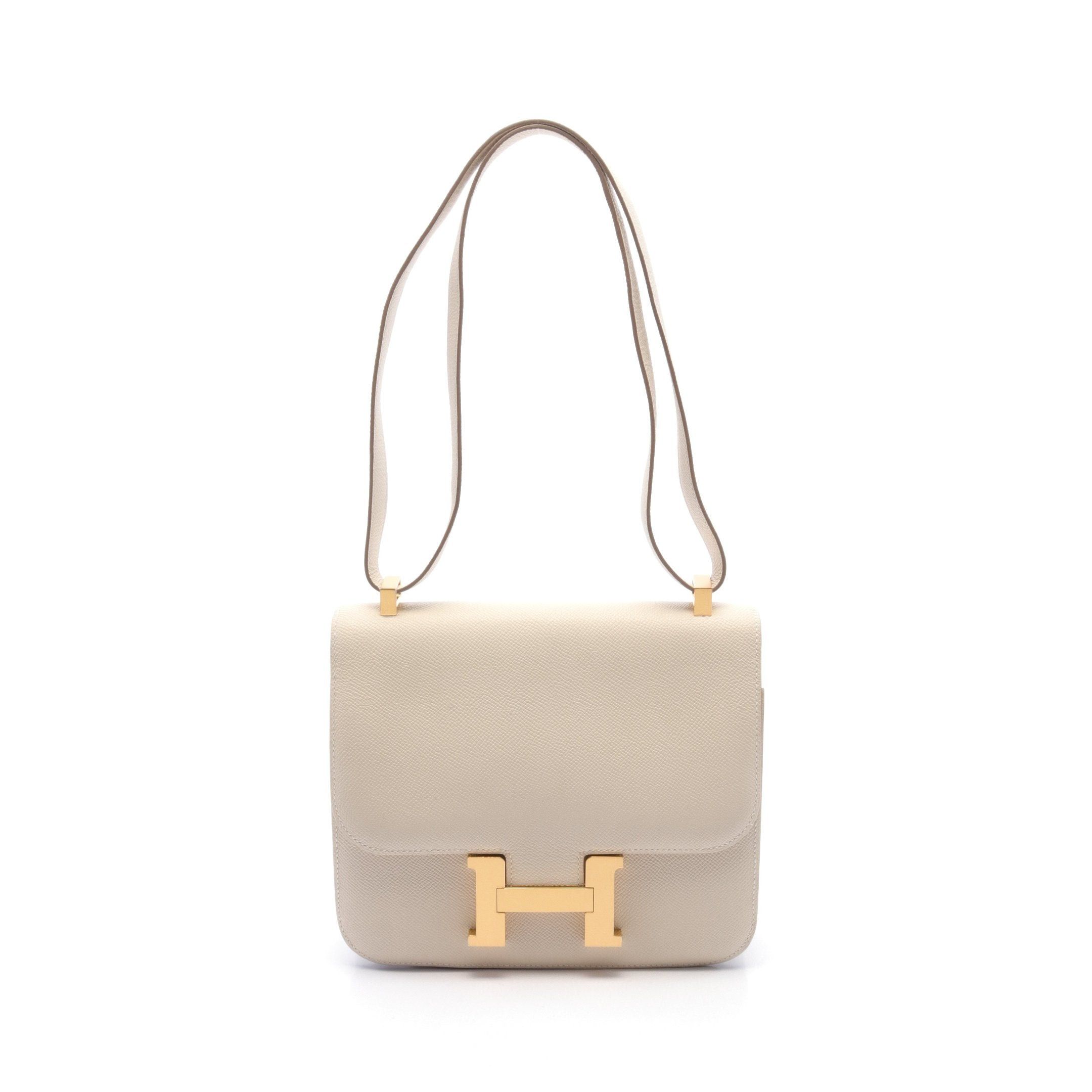 Hermes Hermes Constance 3 24 Kure Shoulder Bag Veau Epsom Ivory Gold Hardware X Stamp Size ONE SIZE - 1 Thumbnail
