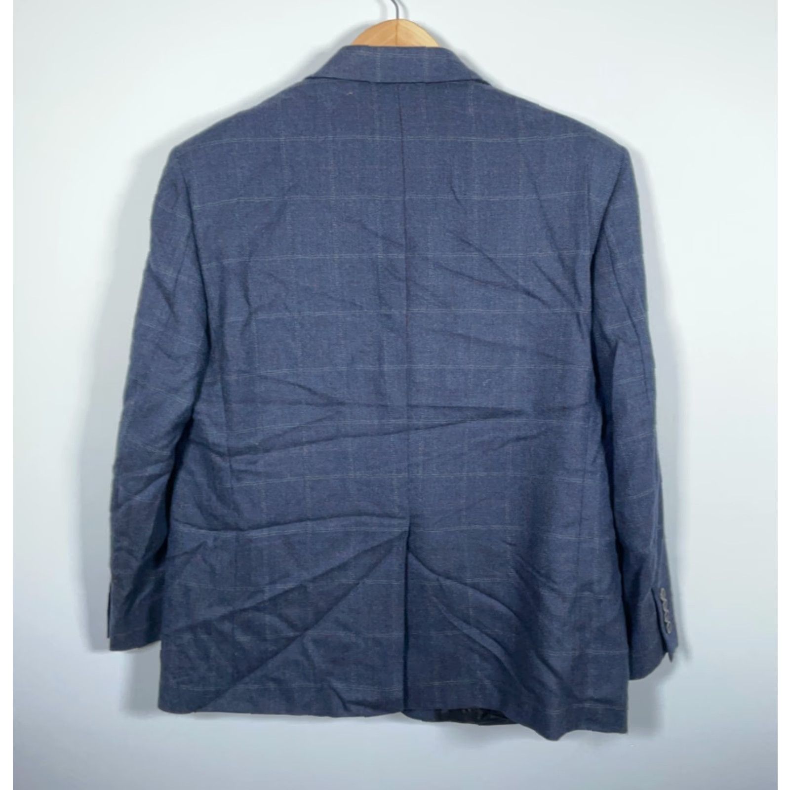 Ralph Lauren Lauren Ralph Lauren Blazer Men 44 Short Dark Blue Wool Notch Lapel Two-Button Single-Breasted Size US 44 / EU 60 - 3 Thumbnail