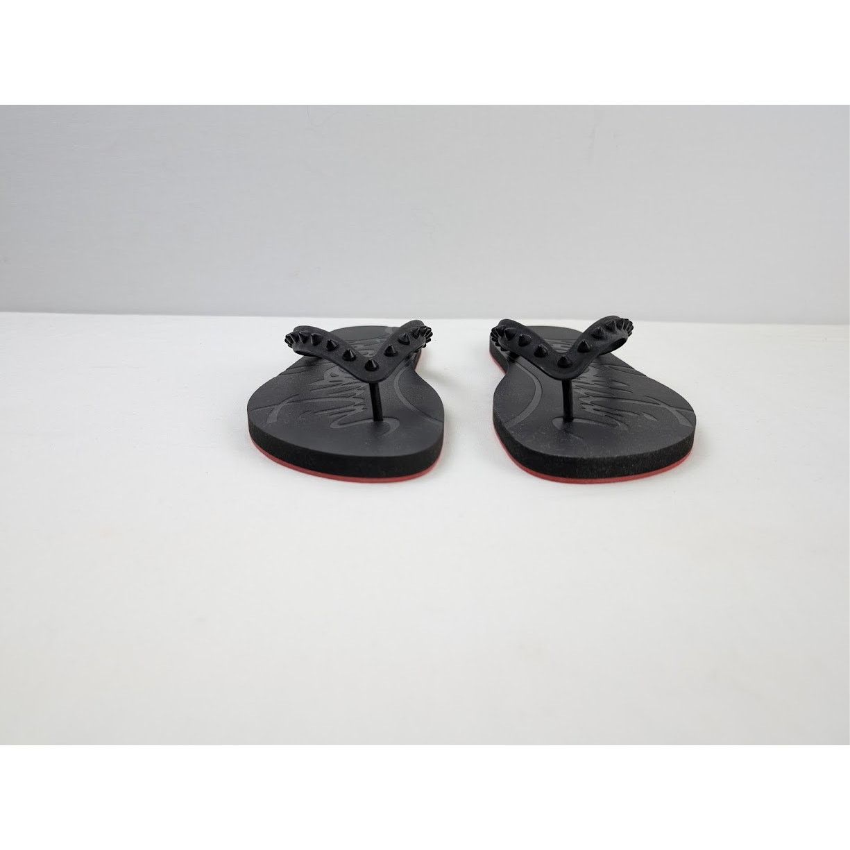 Christian Louboutin o1rshd1 Q:2 / Loubi Flip Flat in Black Size US 10 / EU 43 - 8 Thumbnail