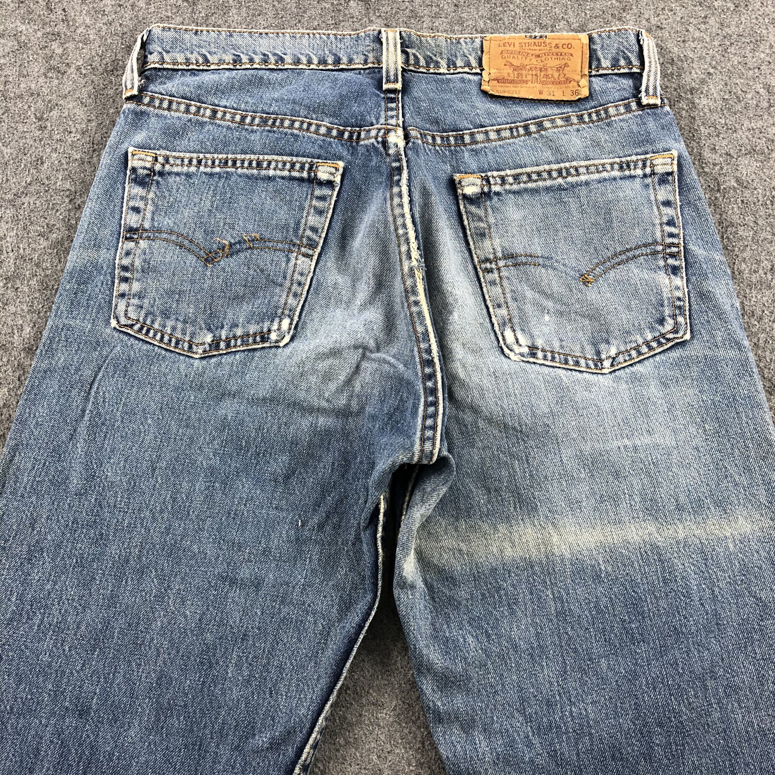 Levi's × Vintage 90s Vintage Blue Wash Levis 519 Jeans-JM2038 Size US 31 - 4 Thumbnail