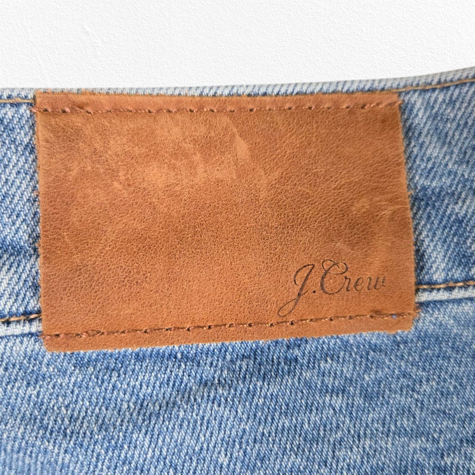 J.Crew J. Crew Medium Wash Ankle Slim Boyfriend Jeans Size 34 Size 40" / US 18 - 8 Thumbnail