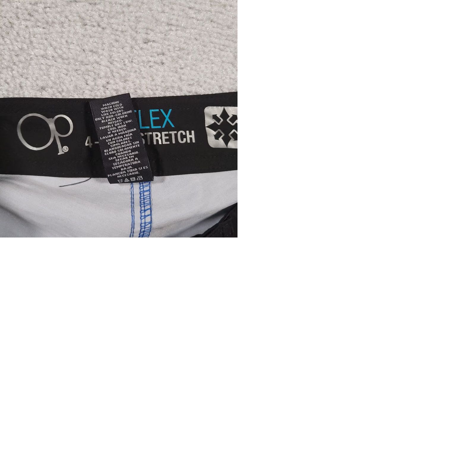 Vintage OP Flex 4-Way Stretch Board Shorts Swim Trunks Mens Size 28 Blue Stripe Size US 28 / EU 44 - 9 Thumbnail