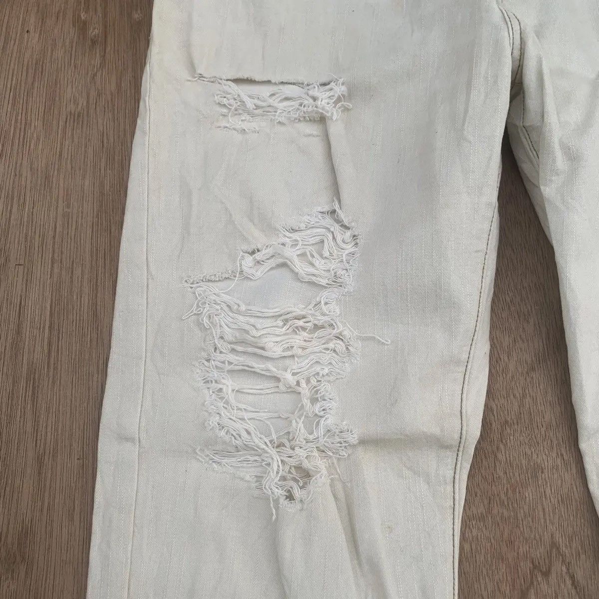 Japanese Brand 5-POCKET HIDEF JAPAN TROUSERS JEANS RIPPED RUSTY DIRTY PANTS Size US 30 / EU 46 - 5 Thumbnail
