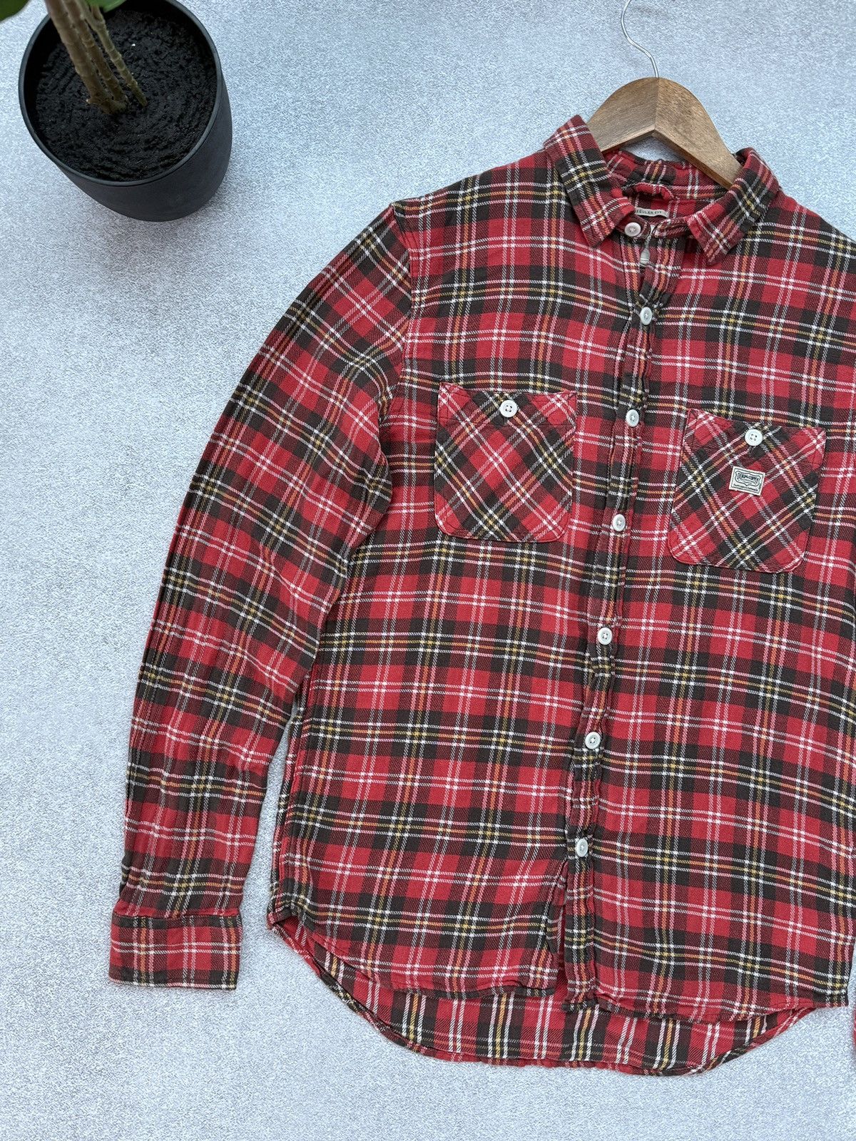 Denim & Supply Ralph Lauren Denim & Supply Ralph Lauren Plaid Flannel Shirt Check Button Size US S / EU 44-46 / 1 - 3 Thumbnail