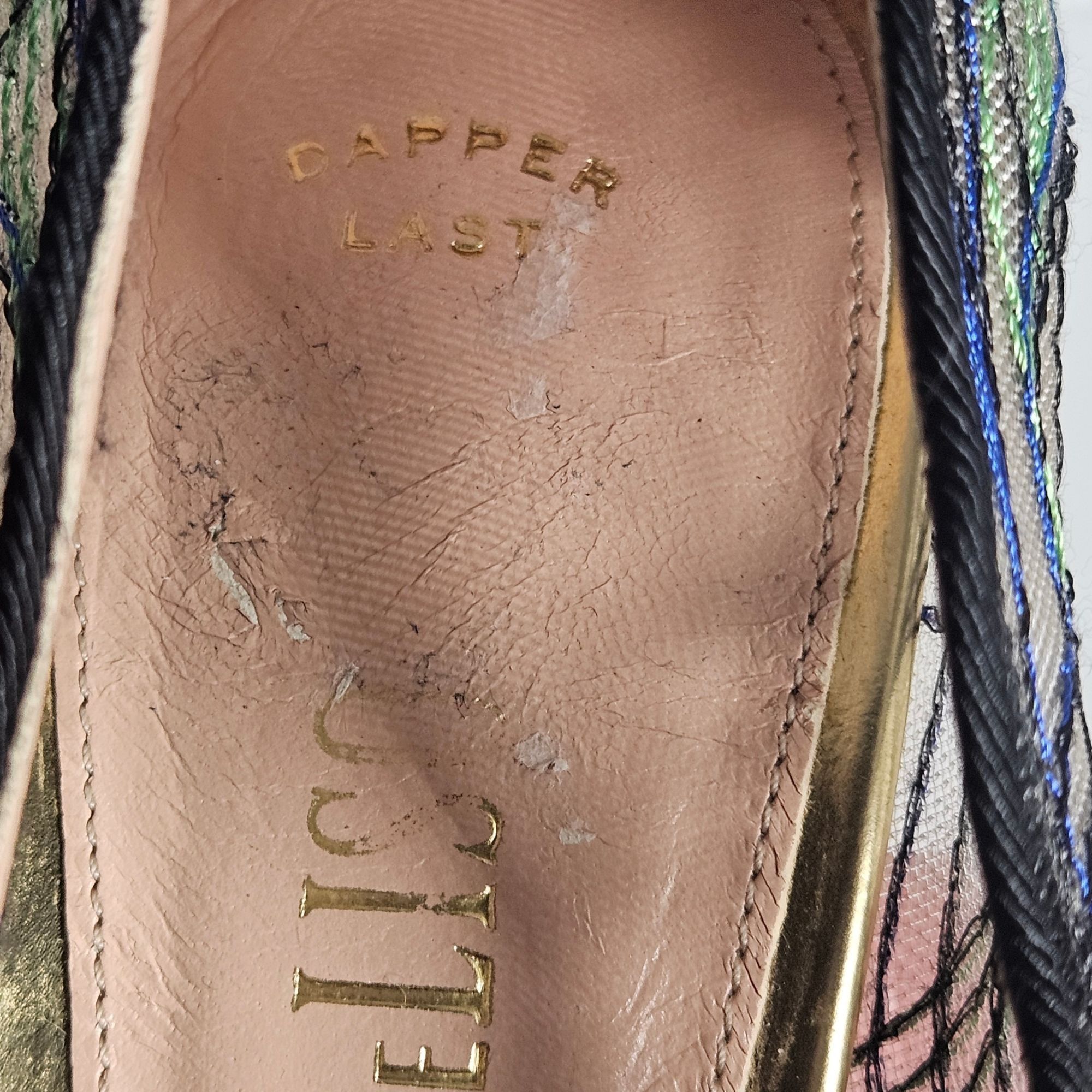 Other Palter DeLiso Women’s Heels Peacock Feather Embroidery 37.5 Size US 7.5 / IT 37.5 - 13 Thumbnail