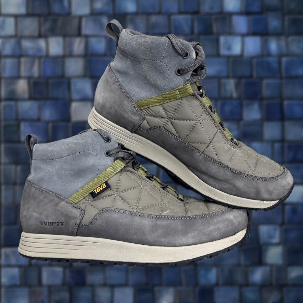 Teva Teva Mens 11 Ember Commute Waterproof Quilted Ripstop Winter Boots 1111755 - Vintage - Athletic Wear - Men - Hiking Size US 11 / EU 44 - 1 Thumbnail