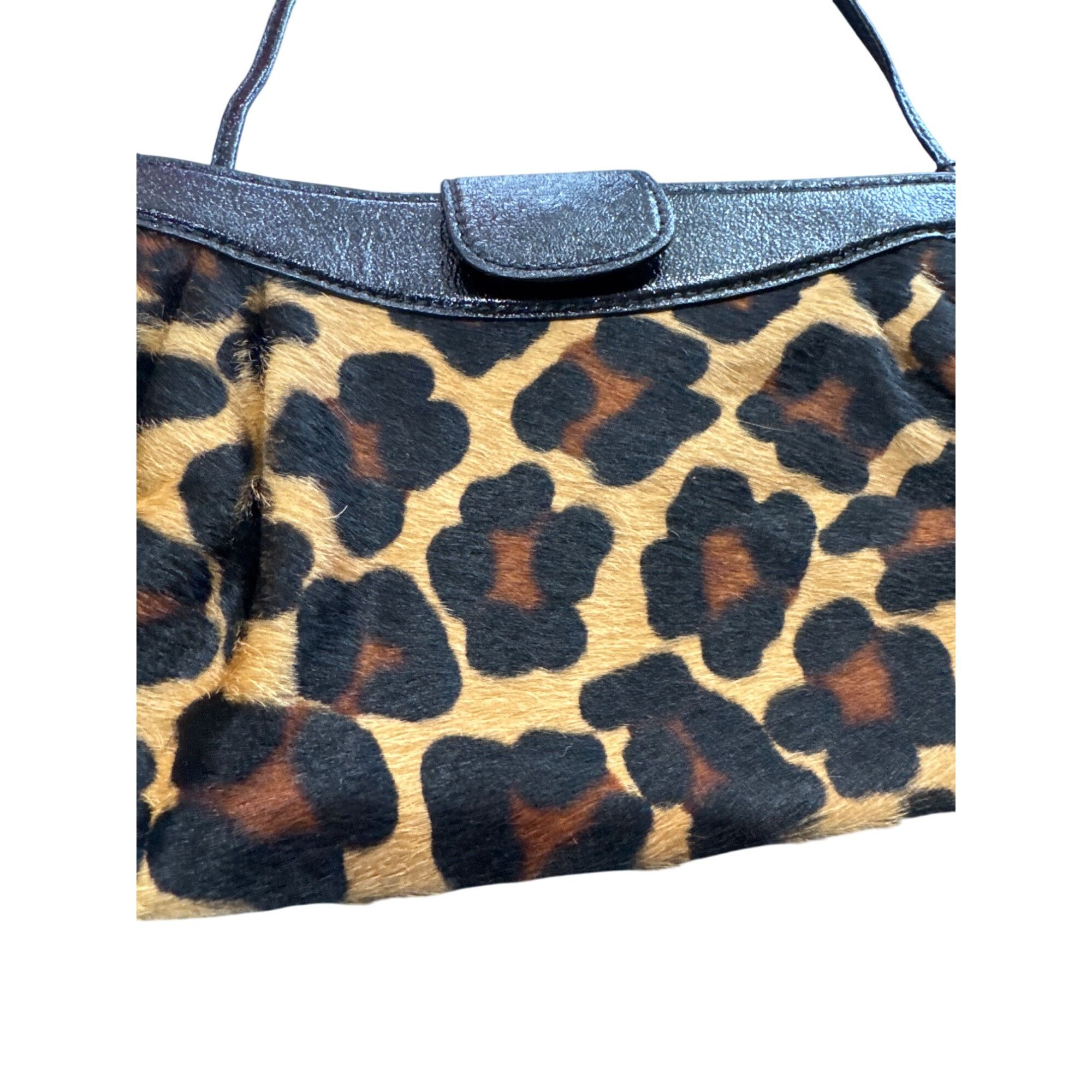 Designer Franchi Collection Leopard Print Faux fur Shoulder bag SKU 7 Size ONE SIZE - 2 Thumbnail