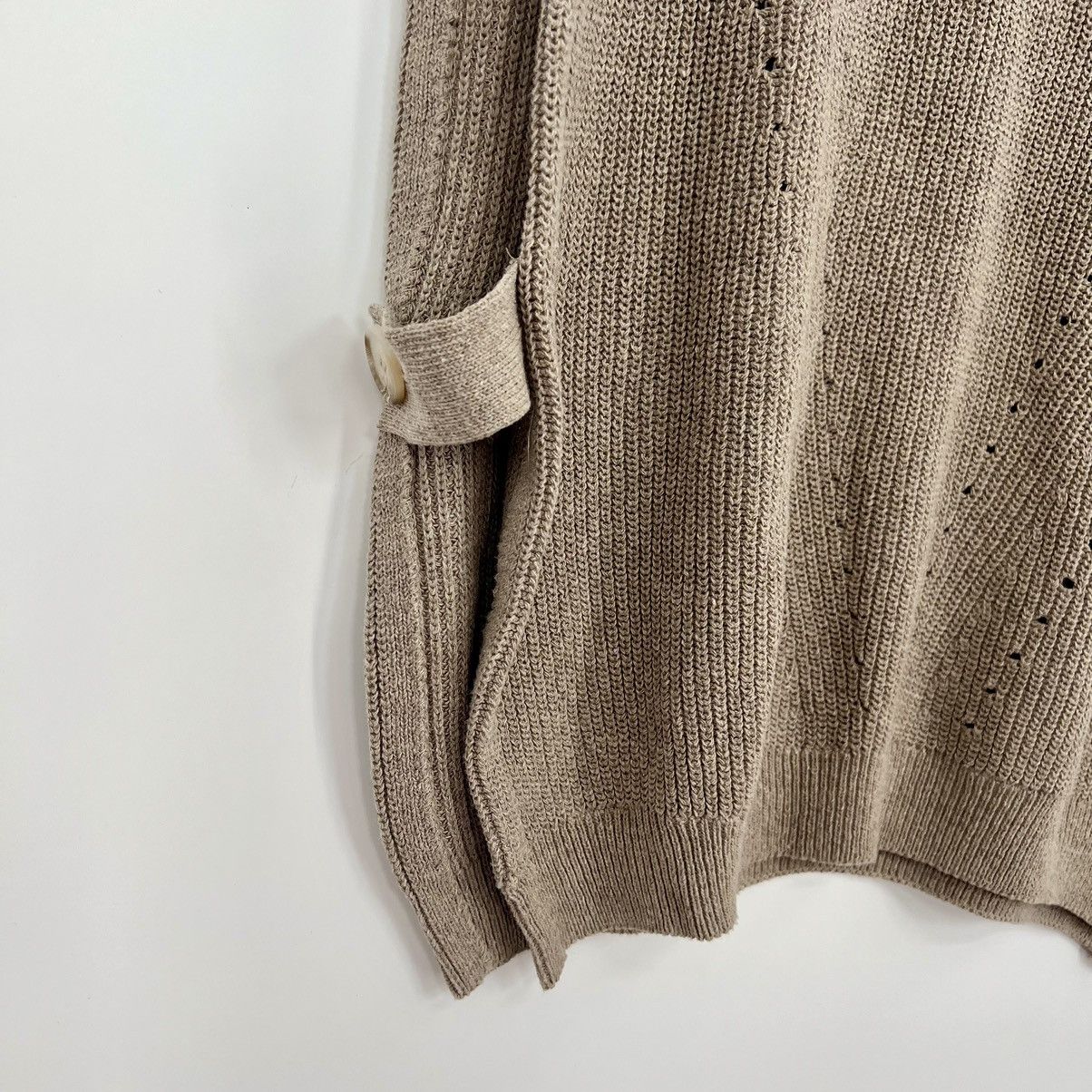 Anthropologie Anthropologie Pilcro Mock Layer Sweater Vest Knit Poncho Size L / US 10 / IT 46 - 2 Thumbnail