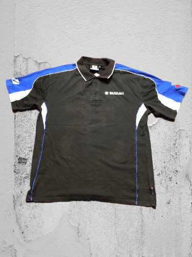 Vintage Authentic Suzuki Team Racing Polo Motorcycle Motorsport Size US XXL / EU 58 / 5 - 1 Thumbnail