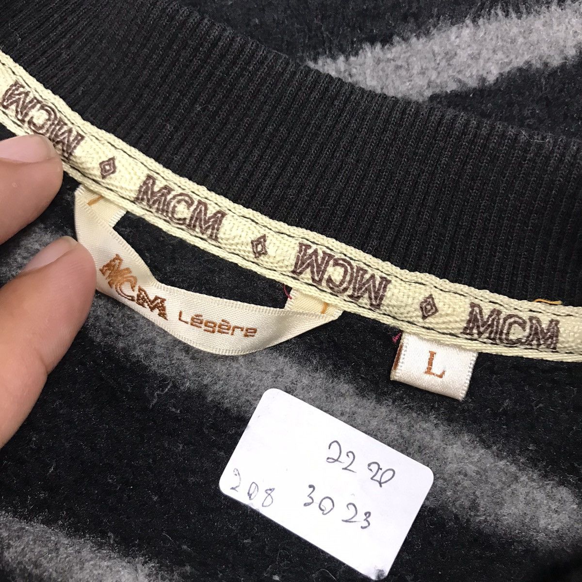MCM VINTAGE MCM STRIPED LONG SLEEVE T SHIRT Size US L / EU 52-54 / 3 - 13 Thumbnail