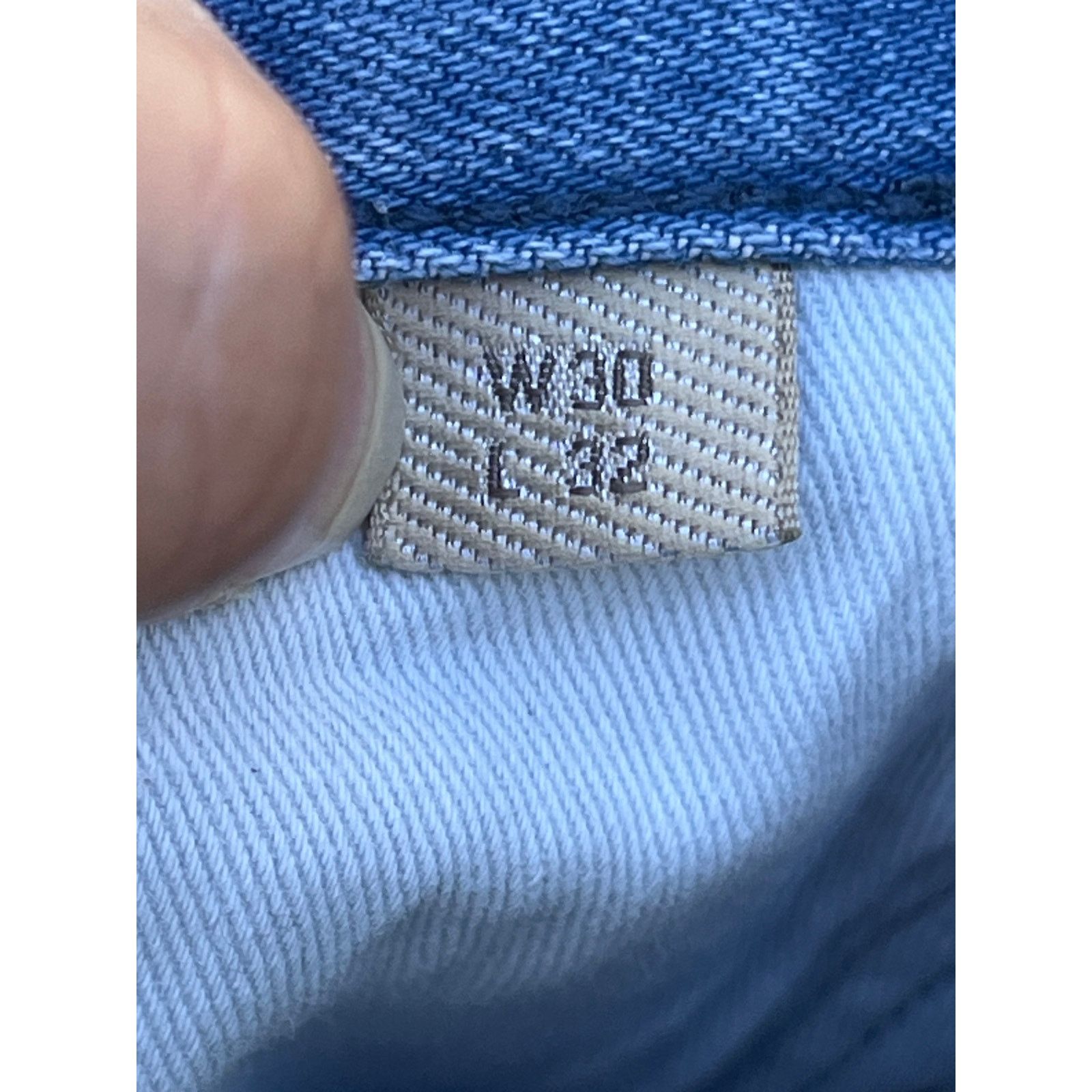 Burberry Burberry Brit Men's Straight Leg Indigo Jeans 30x32 Low Rise Size US 30 / EU 46 - 6 Thumbnail