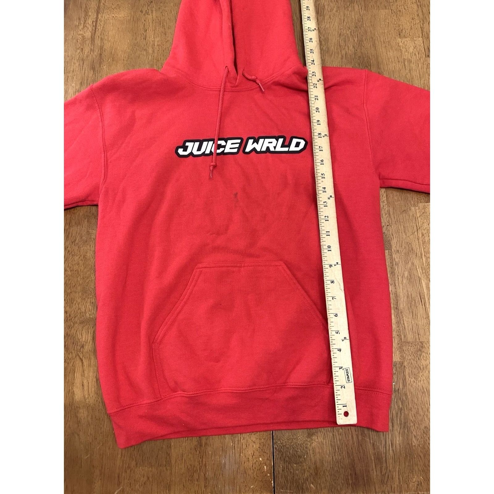 Vintage Juice Wrld 999 Club Hoodie Sweatshirt Red Small Mens Size US S / EU 44-46 / 1 - 6 Thumbnail