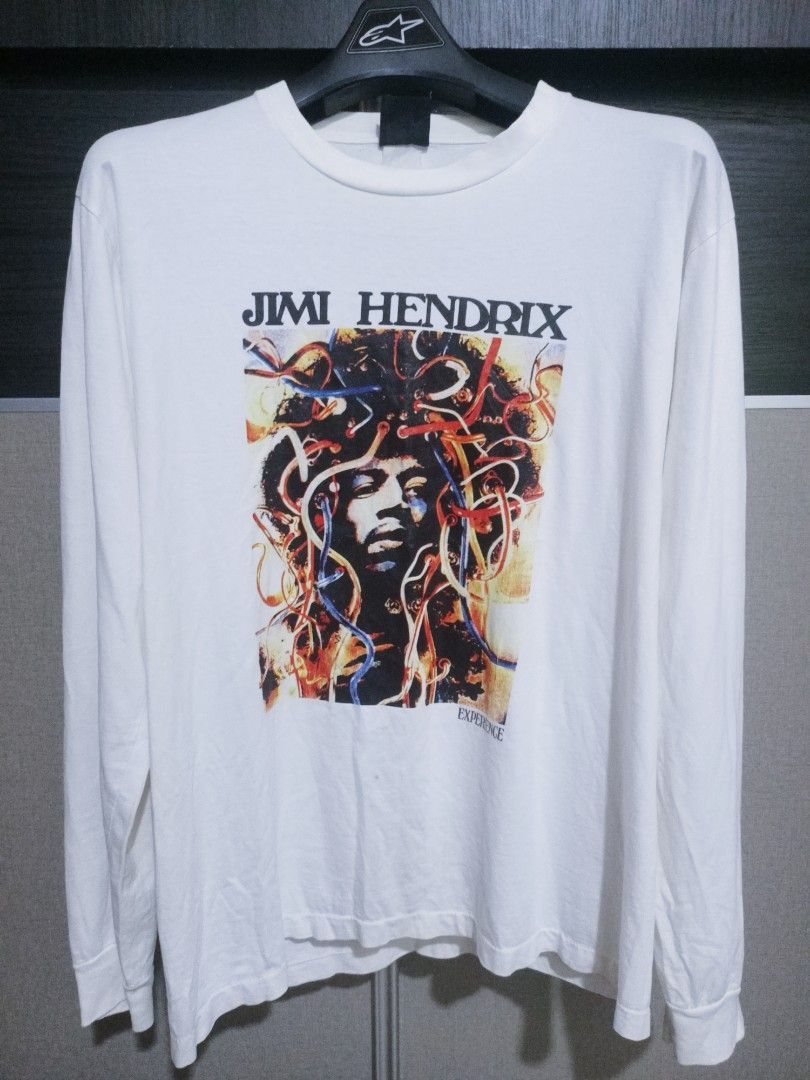 Band Tees Vintage Jimi Hendrix Psychedelic Long Sleeve Tee Size US M / EU 48-50 / 2 - 1 Thumbnail