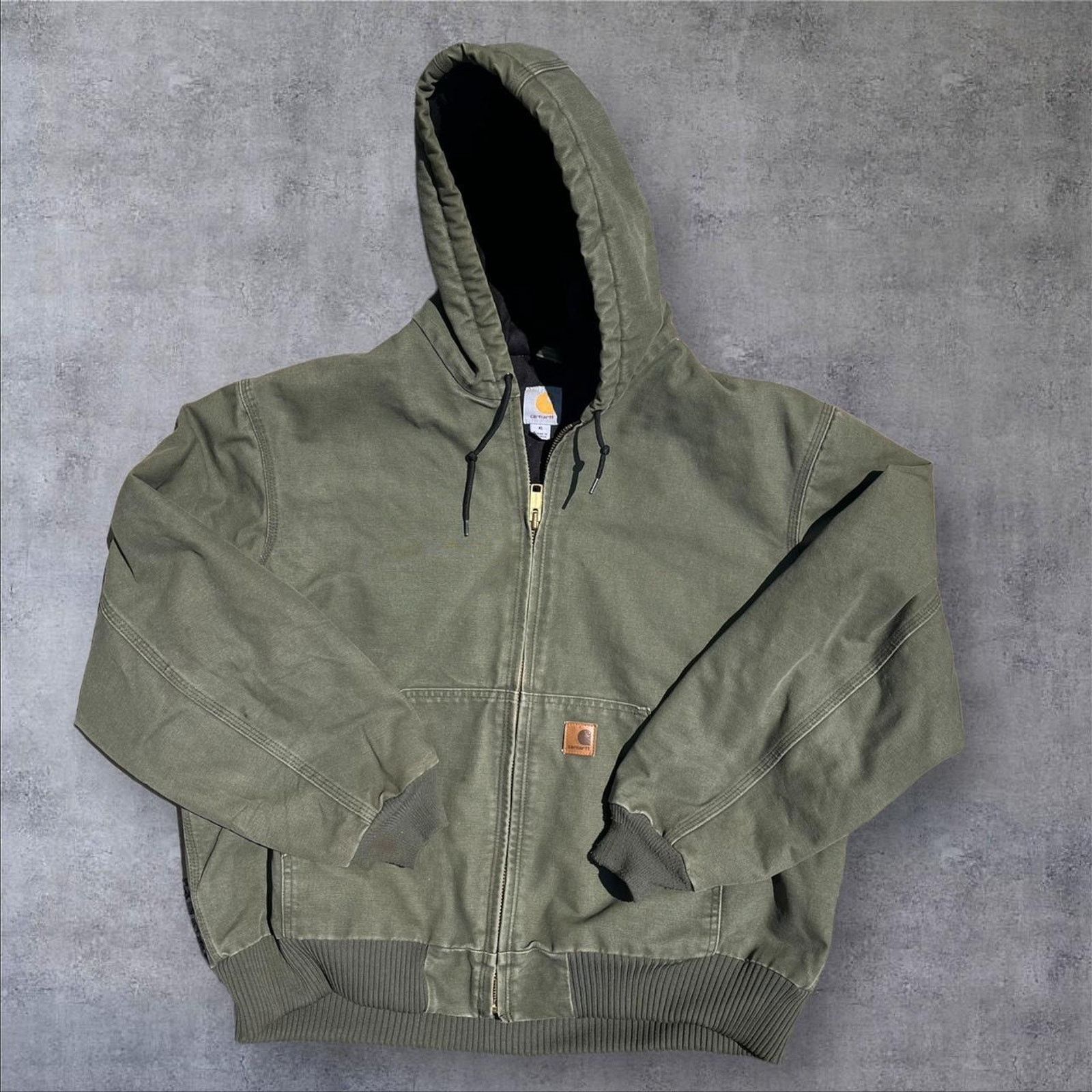 image of Carhartt Active Jacket J130 Arg in Green, Men's (Size XL)