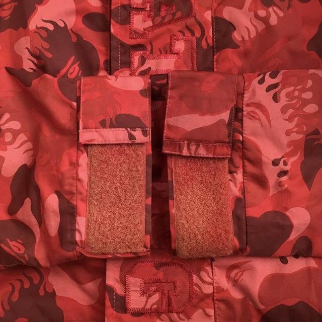 Bape × Nigo BAPE Fire camo red hoodie snowboard jacket APE NIGO flame Size US S / EU 44-46 / 1 - 5 Thumbnail