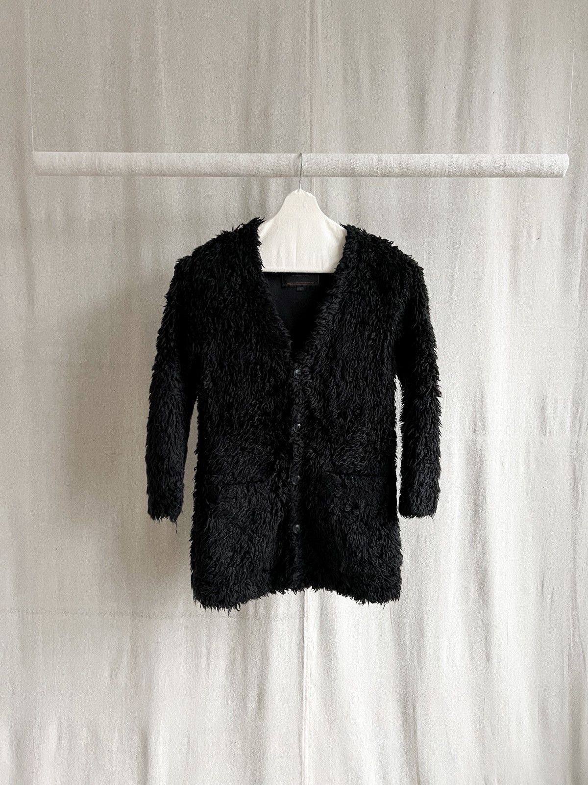 Undercover Undercover AW2007-2008 Shag Fur Cardigan Size US XS / EU 42 / 0 - 4 Thumbnail
