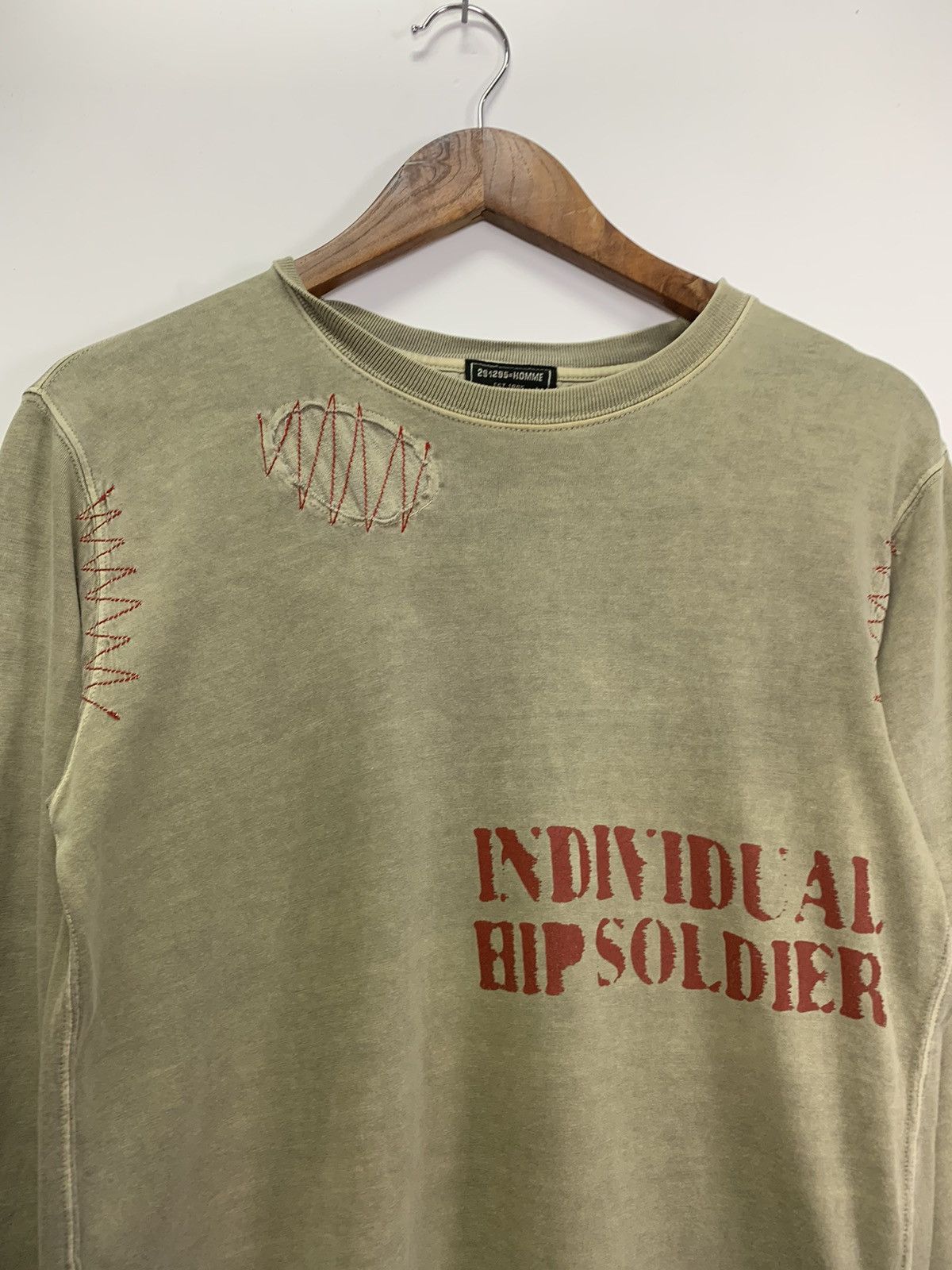 Japanese Brand × Vintage Vintage 291295 Homme Military Issue Sweatshirt Size US S / EU 44-46 / 1 - 3 Thumbnail