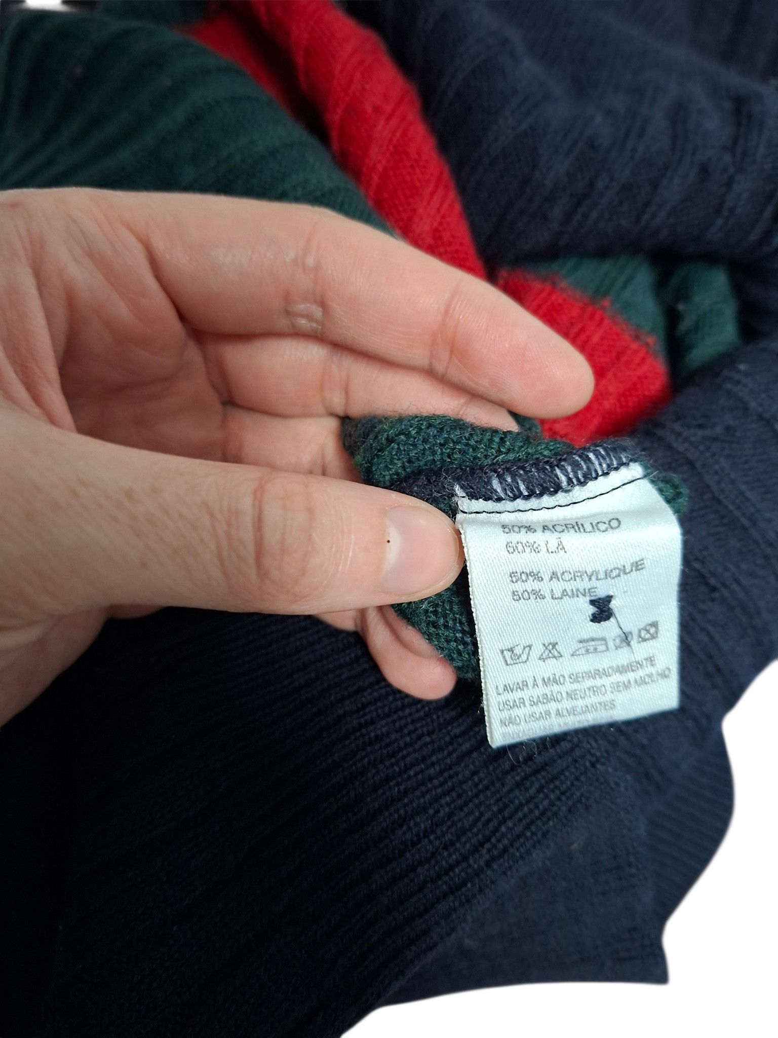 Lacoste LACOSTE VINTAGE LUXURY 1/3 WOOL SWEATER Size US XXL / EU 58 / 5 - 6 Thumbnail