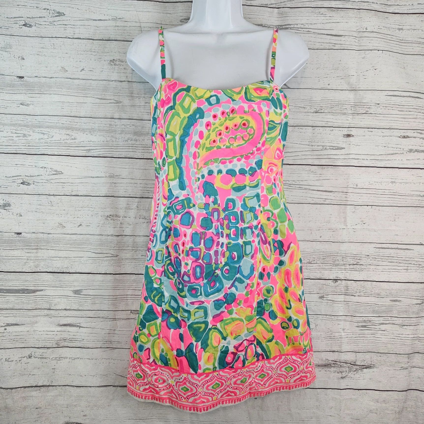 Lilly Pulitzer VINTAGE Lilly Pulitzer Womens Shelli Dress Sz 4 Pink Shell Mini Dress Womens 4 Lilly Pulitzer Girls? Size S / US 4 / IT 40 - 2 Thumbnail