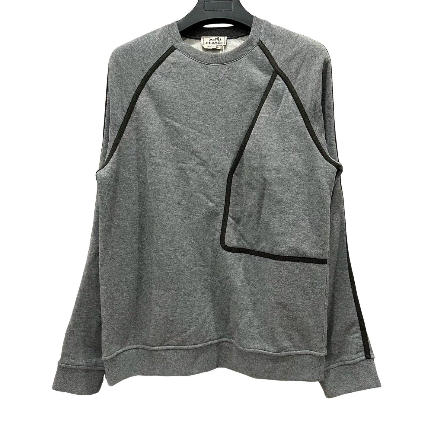 Hermes Hermes Paneled Stripe Sweatshirt Size L Size US L / EU 52-54 / 3 - 1 Thumbnail