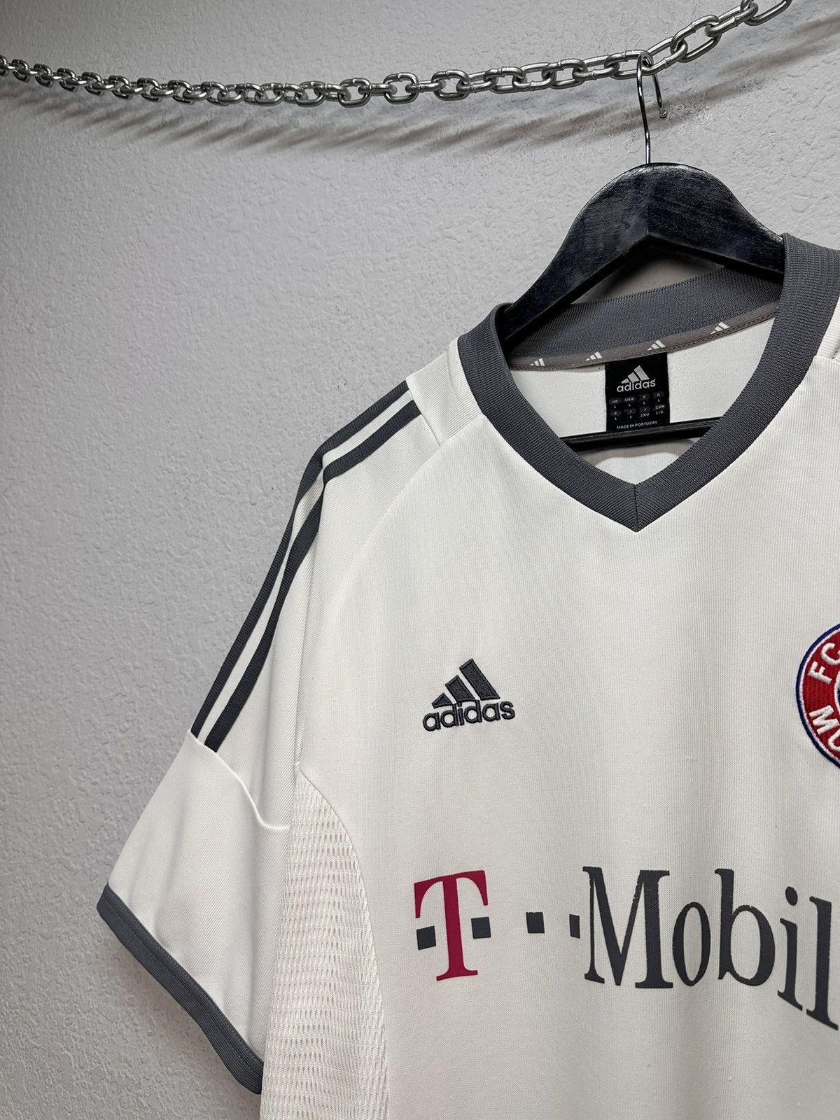 Adidas BAYERN MUNICH 2002/3 FOOTBALL ADIDAS Soccer jersey VINTAGE Size US L / EU 52-54 / 3 - 3 Thumbnail