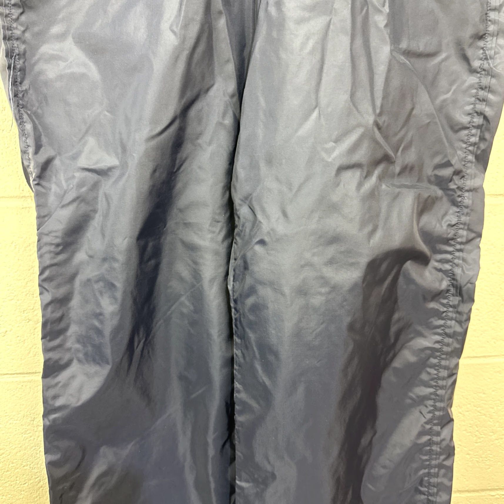 Nike VINTAGE Nike Women's L Windbreaker Warmup Swoosh Pants with Pockets, 00's, Blue, Regular Fit, 32 in Waist, 30 in Inseam Size 36" / US 14 / IT 50 - 3 Thumbnail