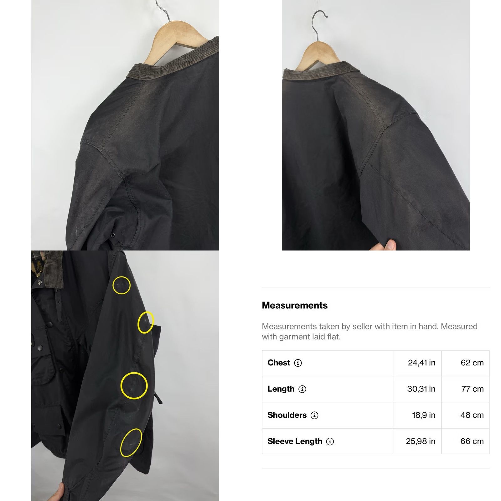 Barbour VINTAGE Barbour International Stacker Wax Jacket 