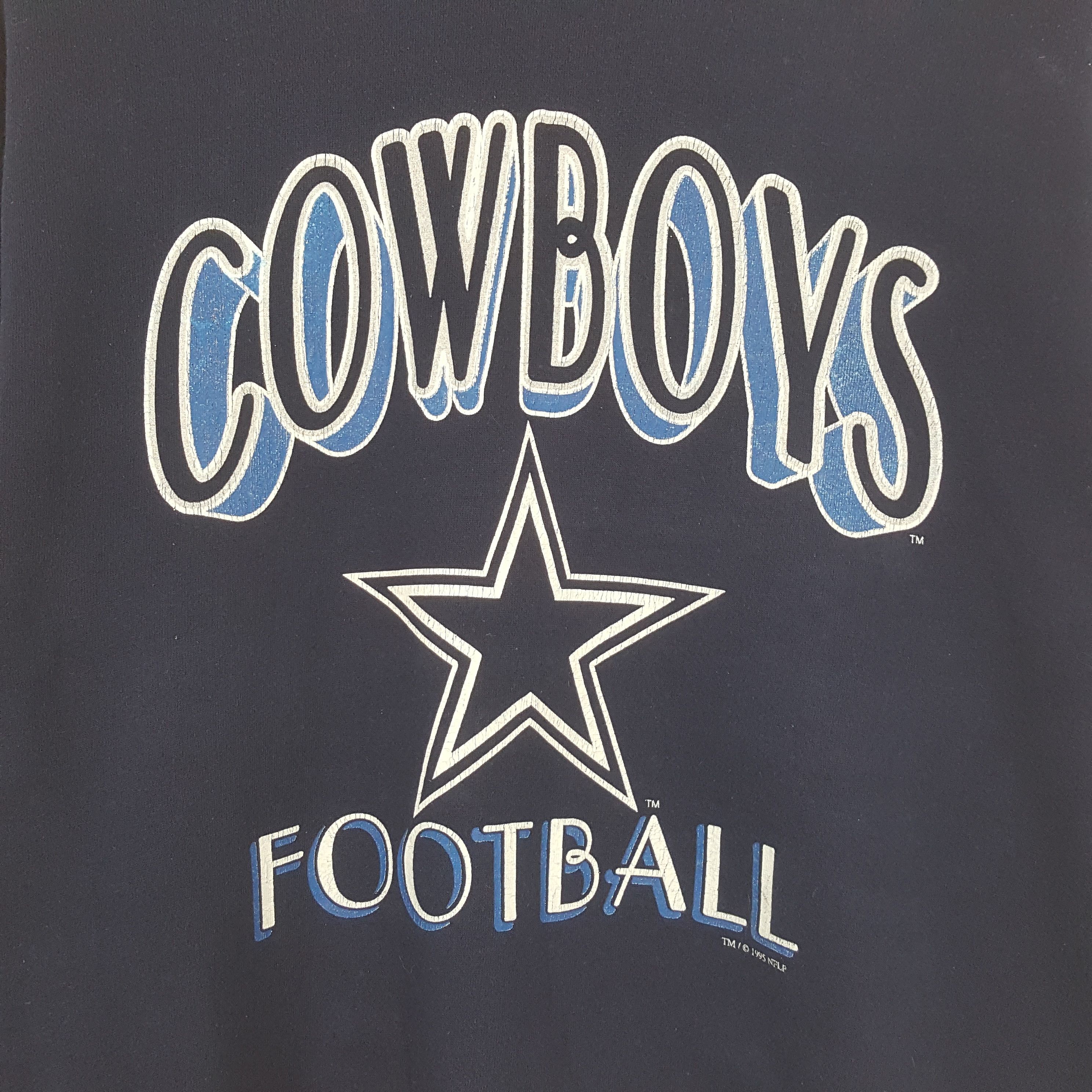 NFL NFL Dallas Cowboys Football Team Vintage Sweatshirt C290N9 Size US M / EU 48-50 / 2 - 2 Thumbnail