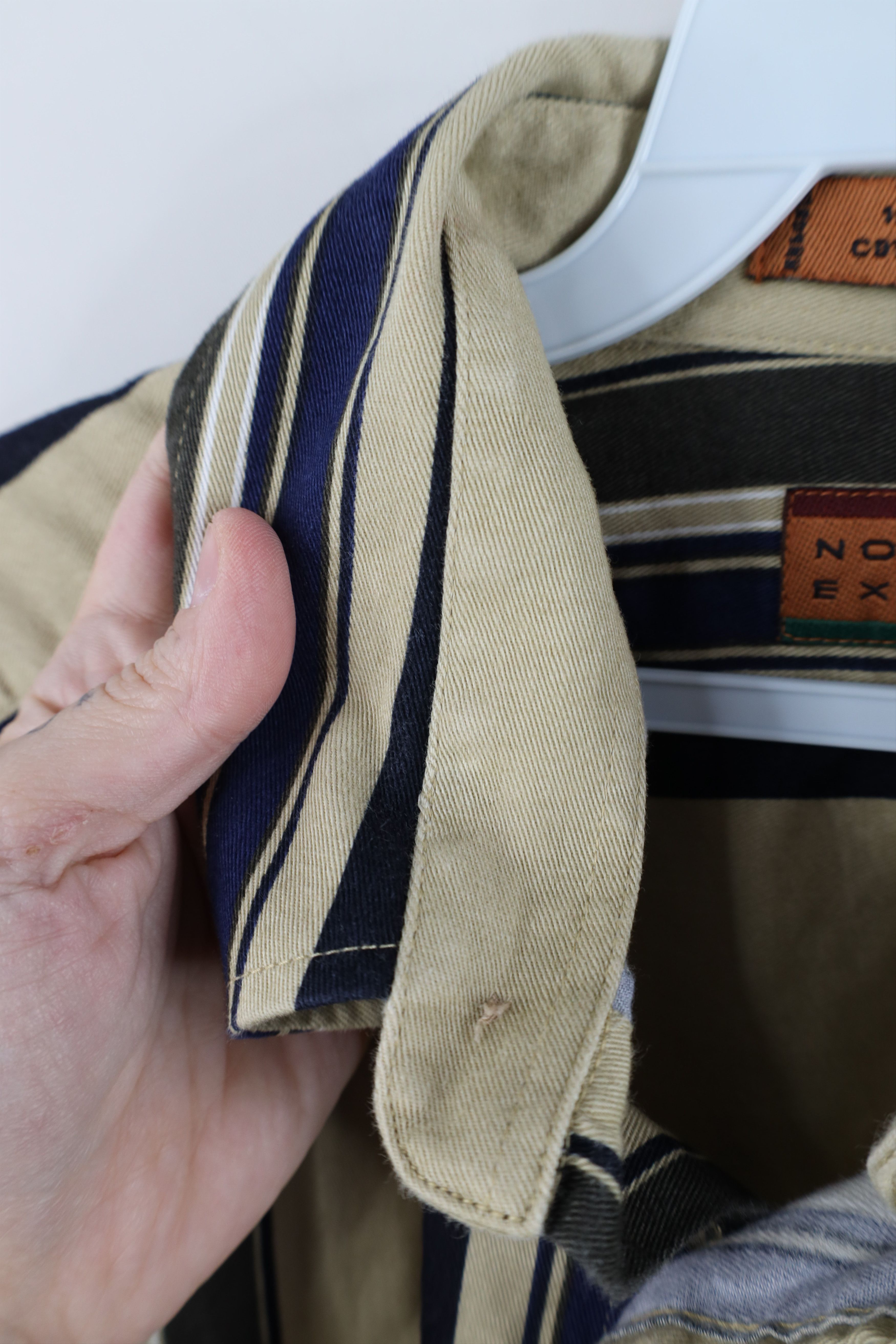 Vintage Vintage 90s Streetwear Block Collared Button Down Shirt Size US XL / EU 56 / 4 - 9 Thumbnail