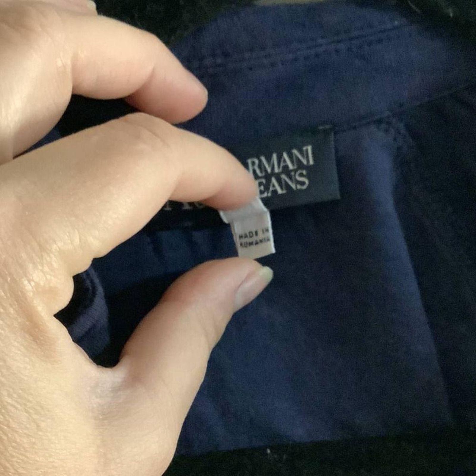 Other Minimalist Luxury Navy Blue Stretch Cotton Blazer M Size M / US 6-8 / IT 42-44 - 4 Thumbnail