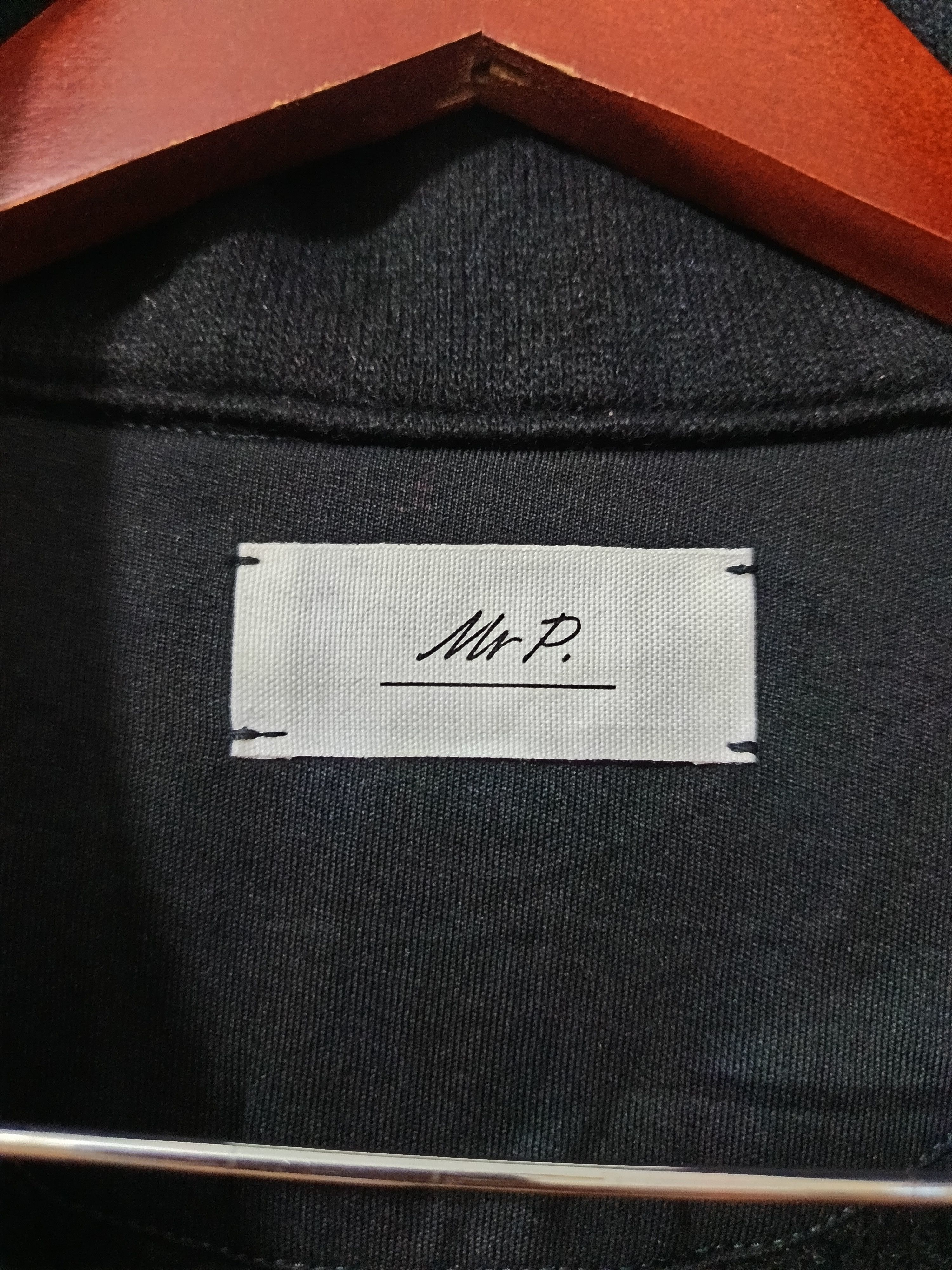 Mr P. Mr. P Black Quarter-Zip Sweater - Size L Size US L / EU 52-54 / 3 - 4 Thumbnail