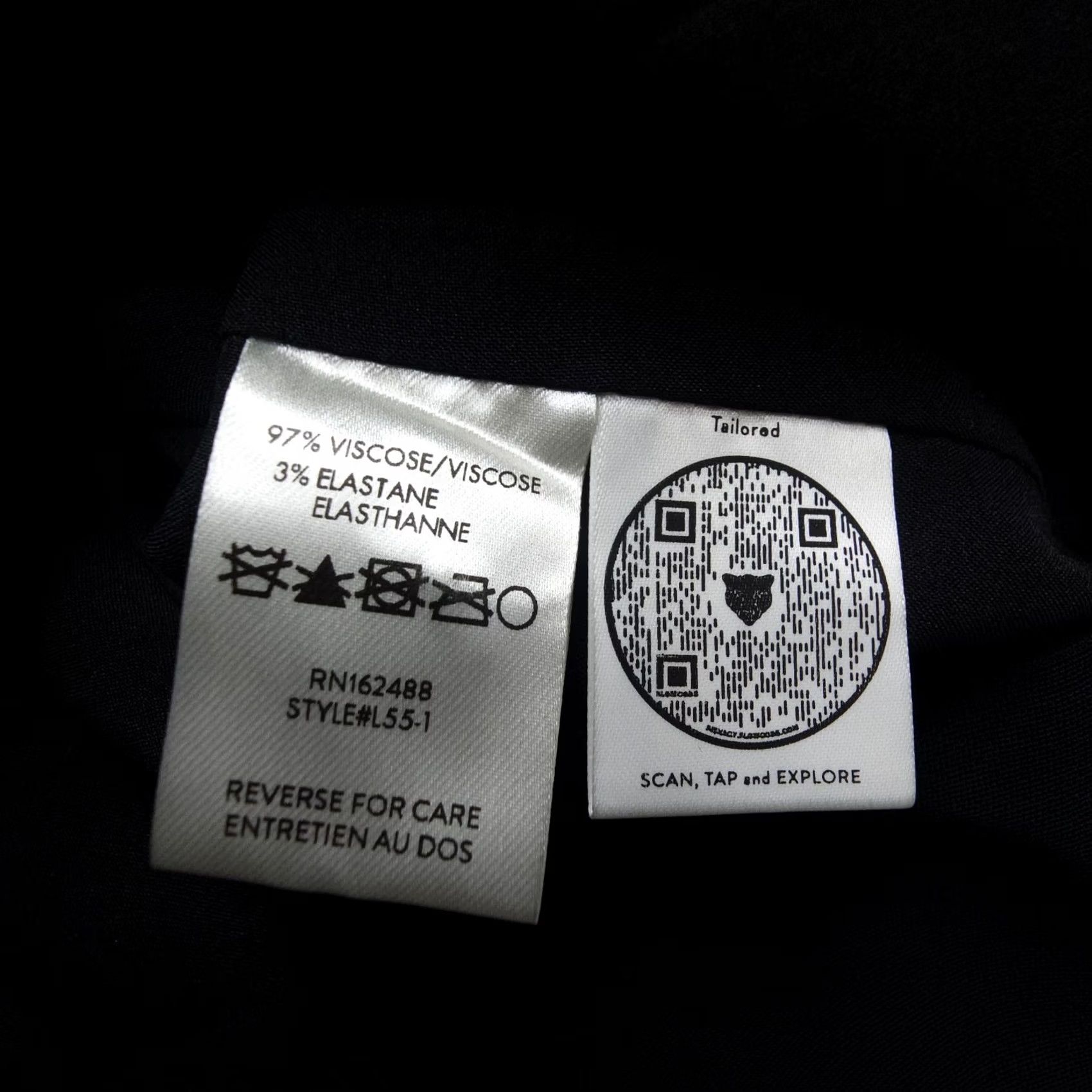 Vintage LITA By Ciara Blazer Shirt Womens XL Black Padded Stretch Italy Made Button Size XL / US 12-14 / IT 48-50 - 4 Thumbnail