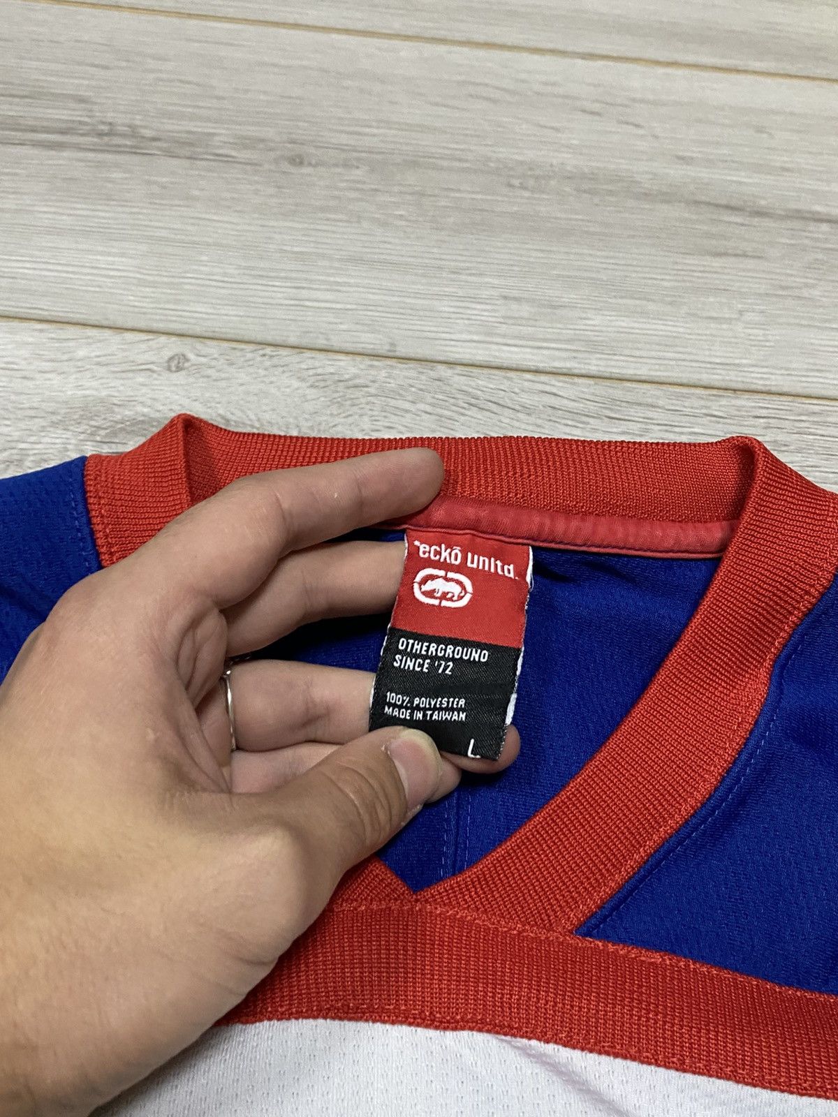Ecko Unltd. Vintage Ecko Unltd. Seven Deuce Frozen Four Sponsered Jersey Size US L / EU 52-54 / 3 - 5 Thumbnail