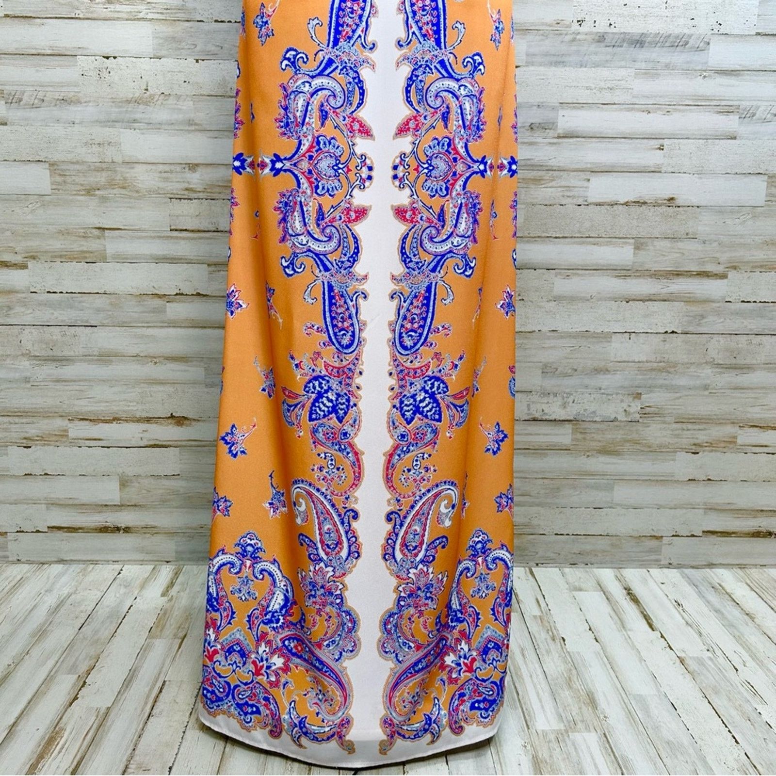 Clover Canyon Clover Canyon Halter Scarf Maxi Dress Size S Sleeveless Size S / US 4 / IT 40 - 10 Thumbnail