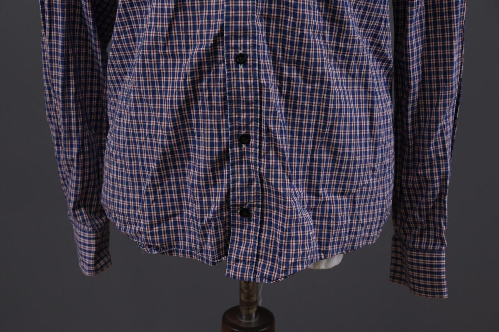 Eton Eton Slim Blue Check Luxury Button Down Shirt Size 41 / 16 Size US M / EU 48-50 / 2 - 2 Thumbnail