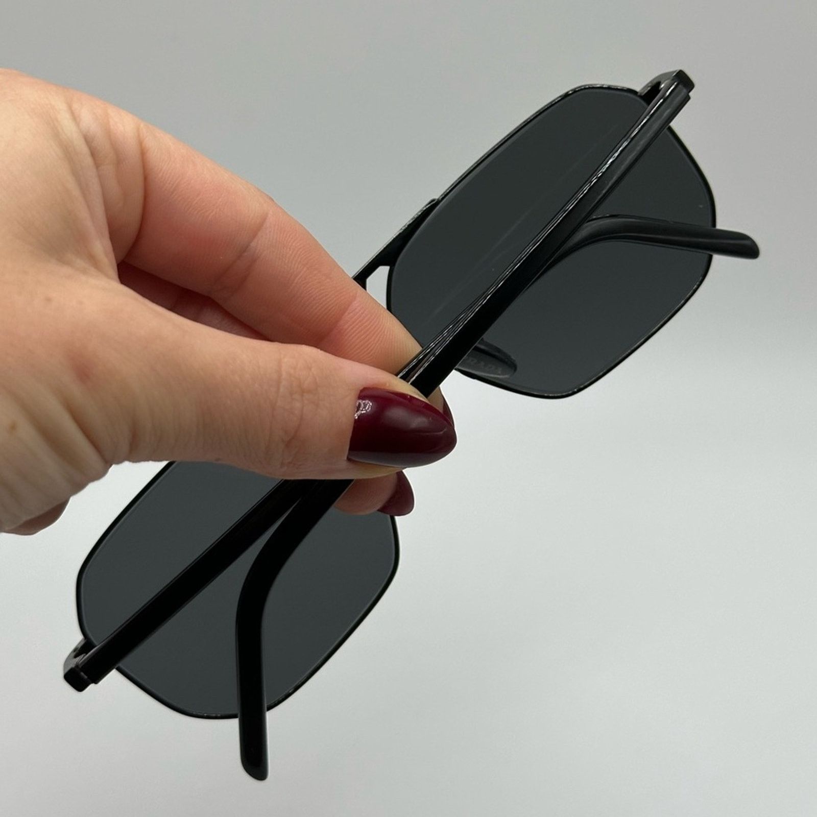 Prada PRADA Sunglasses PR58YS 1AB5S0 Black/Dark Grey Unisex NEW Size ONE SIZE - 9 Thumbnail