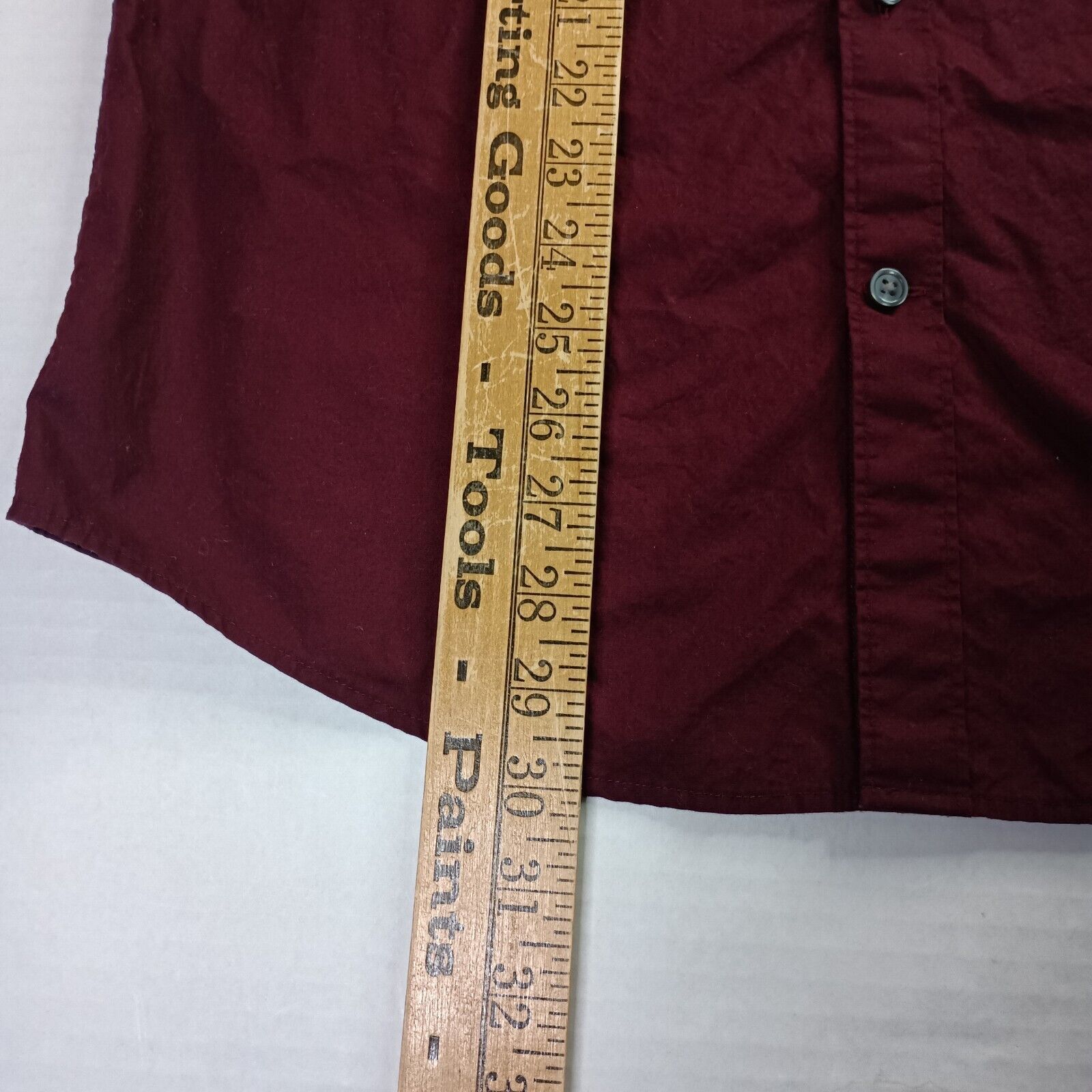 Liz Claiborne Claiborne Button Up Shirt Men's S Small Holiday Berry Wine Size US S / EU 44-46 / 1 - 6 Thumbnail