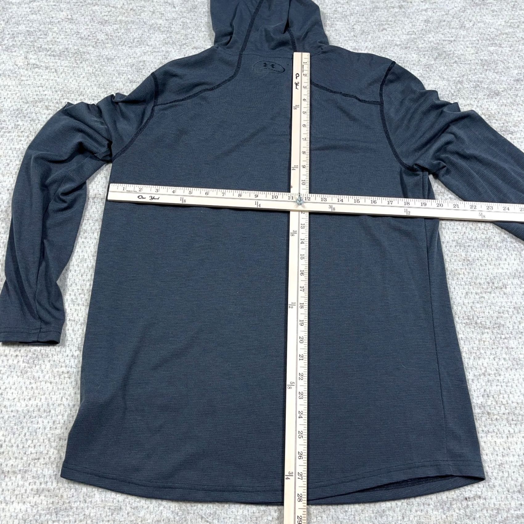 Under Armour Under armour Shirt Mens L Gray Men Fitted Pullover Hooded Performance Threadborne Size US L / EU 52-54 / 3 - 6 Thumbnail