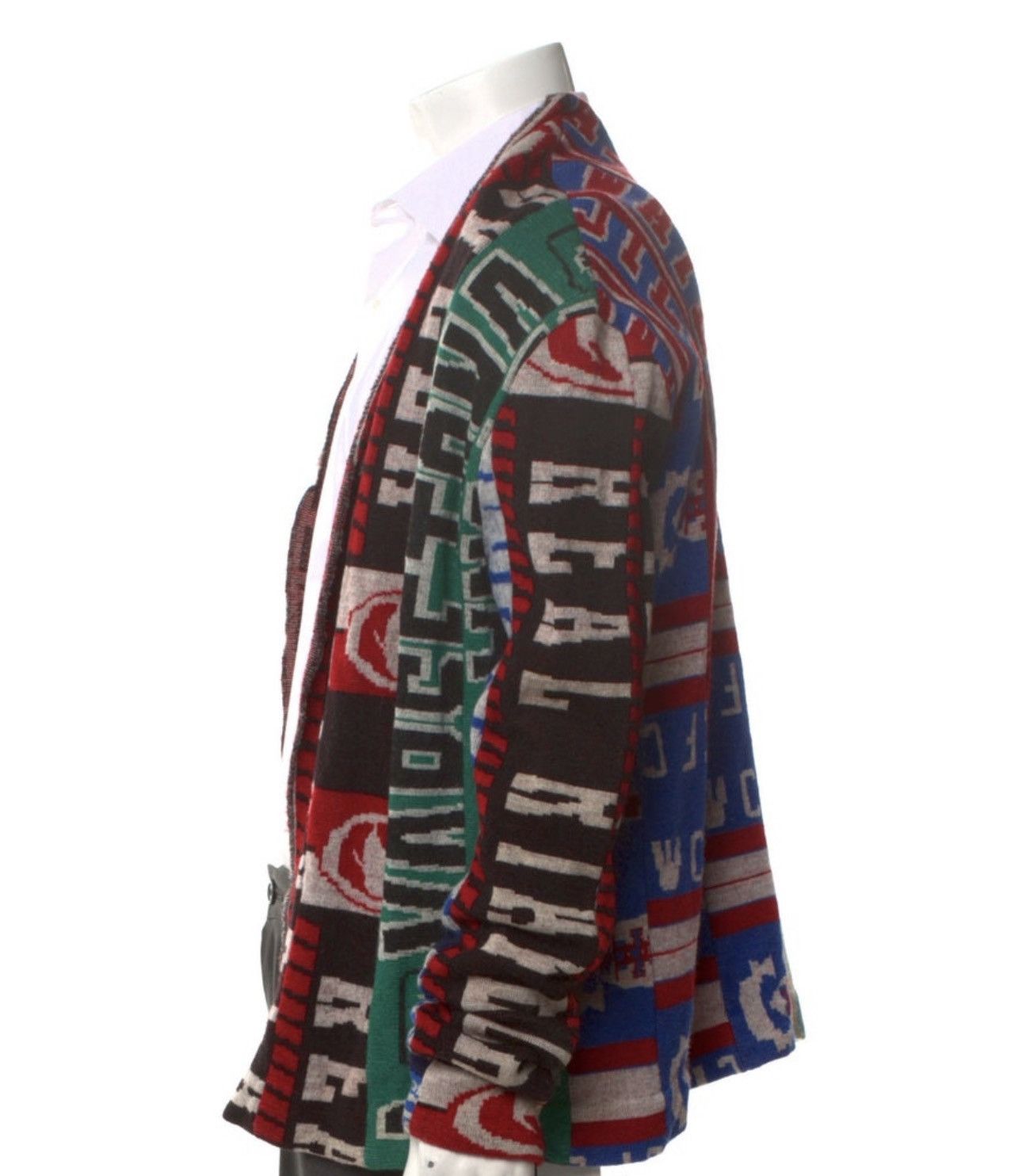 Maison Margiela Maison Margiela Colorblock Cardigan Size US XL / EU 56 / 4 - 2 Thumbnail