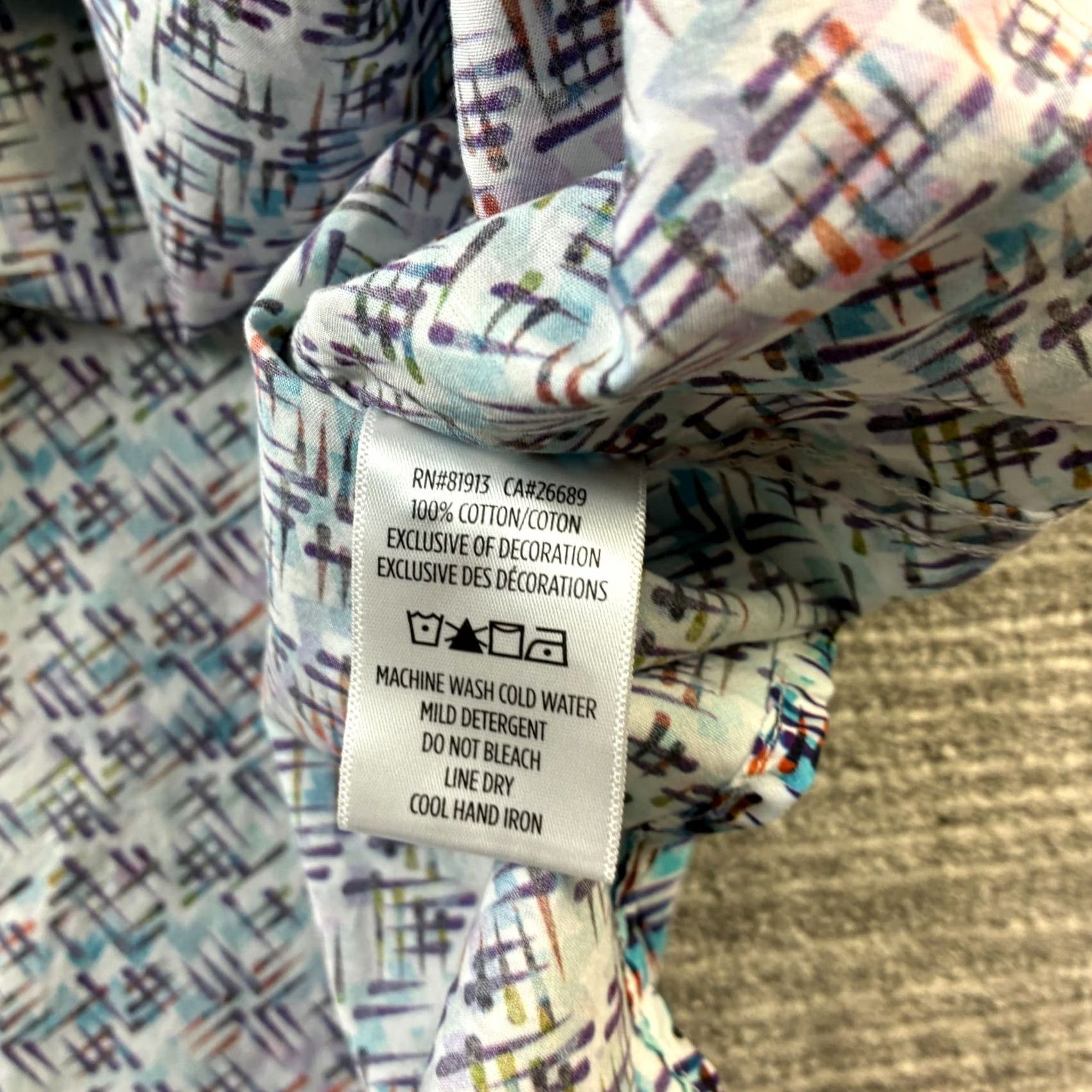 Robert Graham Robert Graham Shirt Mens 2XL XXL Blue Casual Button Up Flip Size US XXL / EU 58 / 5 - 7 Thumbnail