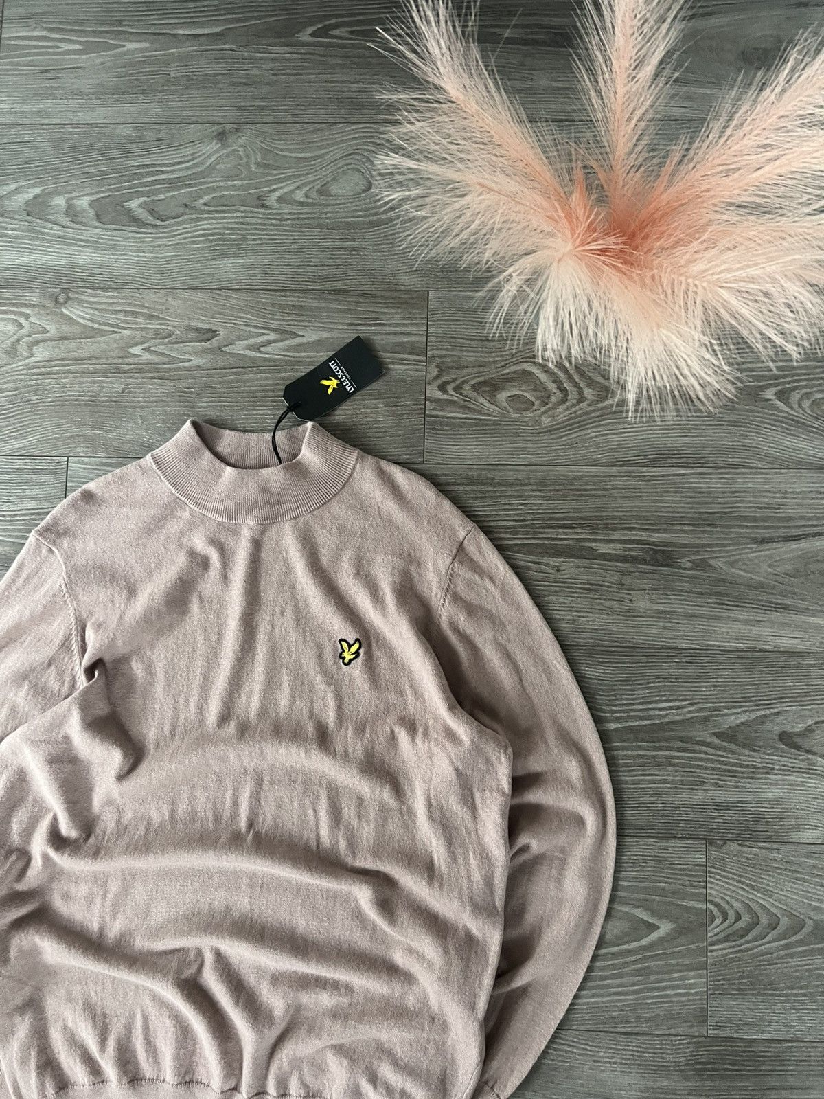 Designer × Lyle & Scott ‼️New Lyle & Scott Casual High Neck Wool Sweater‼️ Size US XL / EU 56 / 4 - 4 Thumbnail