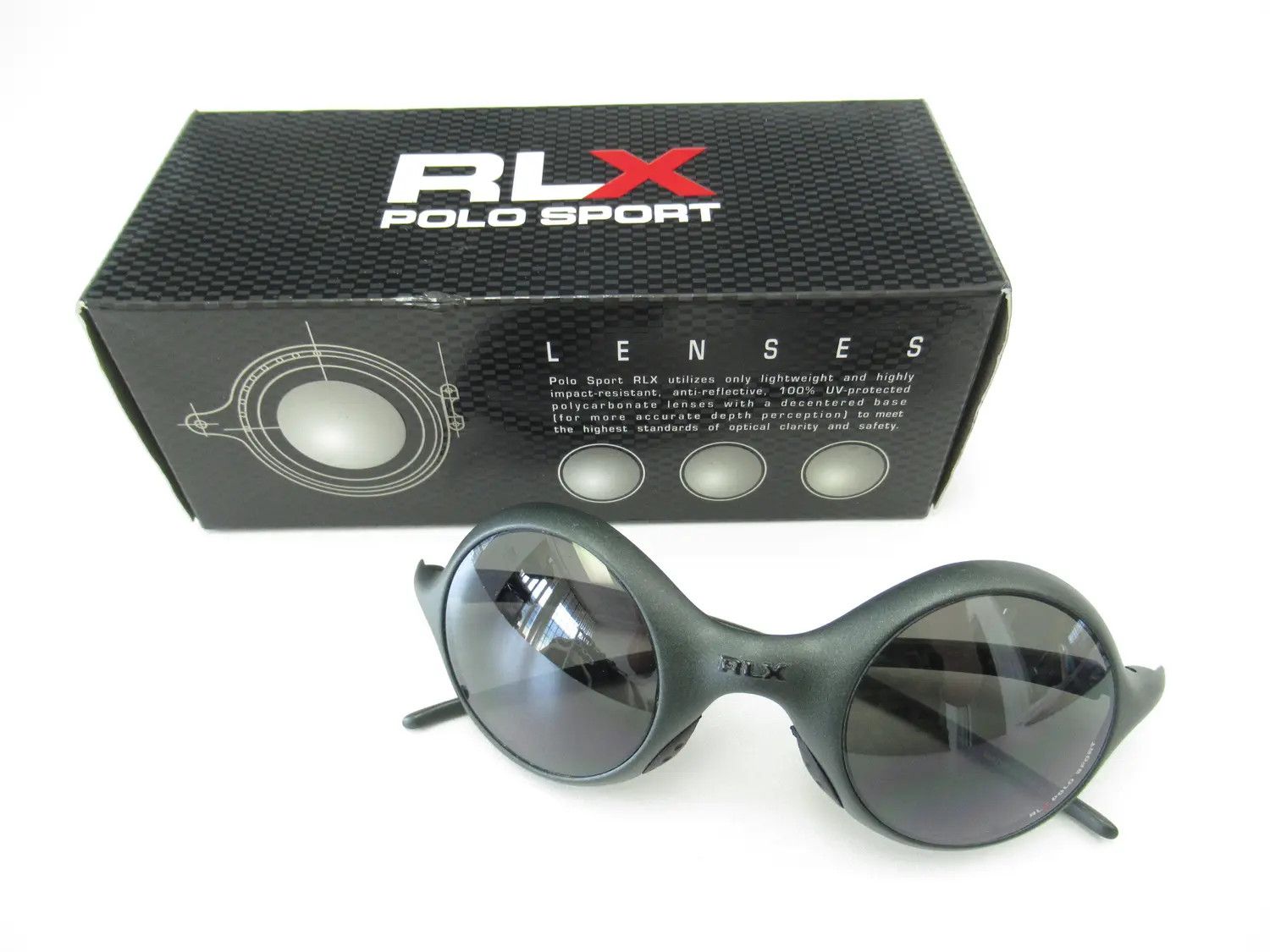 Ralph Lauren Ralph Lauren RLX Polo Sport '90s Green Carbonite Sunglasses Size ONE SIZE - 4 Thumbnail