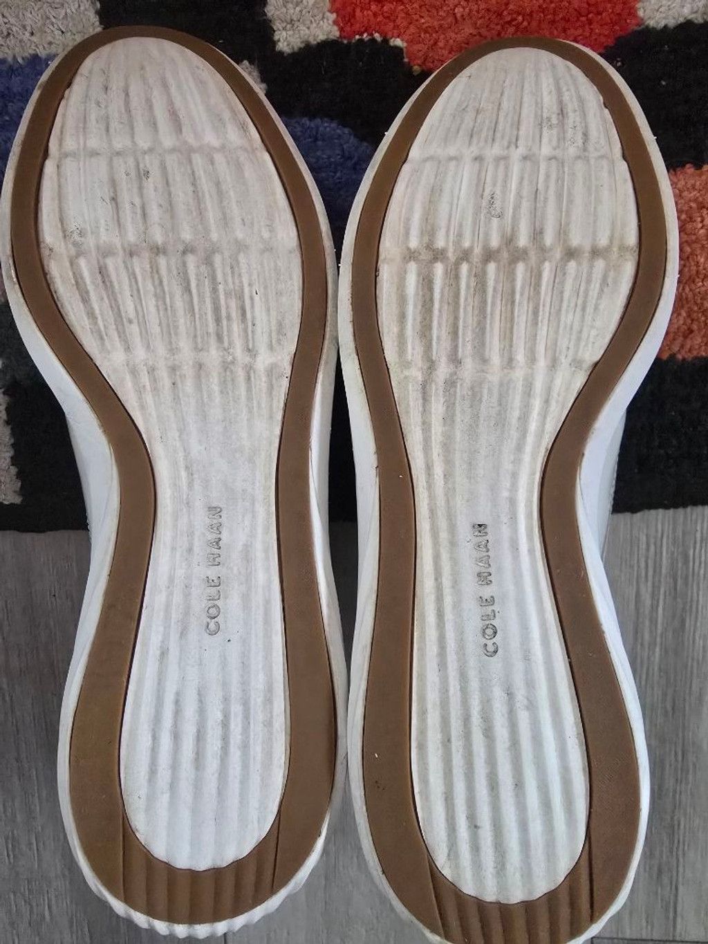 Cole Haan Women Cole Haan White & Beige GrandEvølution Loafers Size 9B Size US 9 / IT 39 - 5 Thumbnail