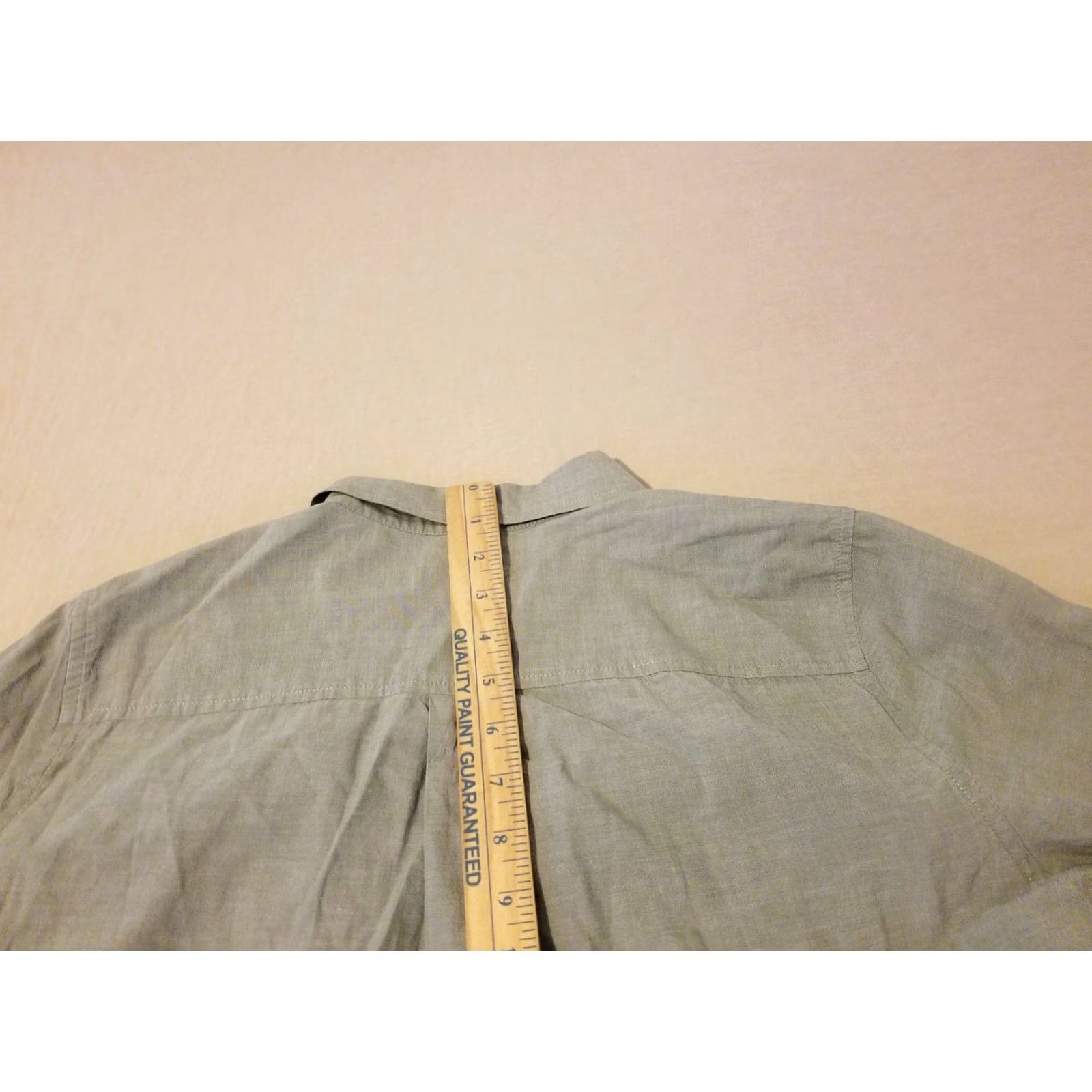 J.Crew Womens J. Crew Shirt M Medium Green Cotton Long Sleeve Blouse Size M / US 6-8 / IT 42-44 - 7 Thumbnail