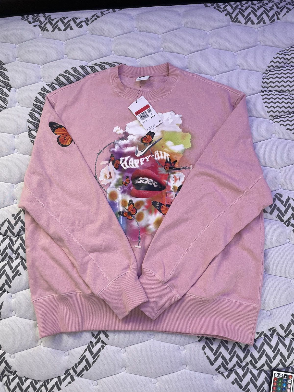 Image of NWT Nike Sportswear Crew Sweater Peach Pink Men’S Large, Men's