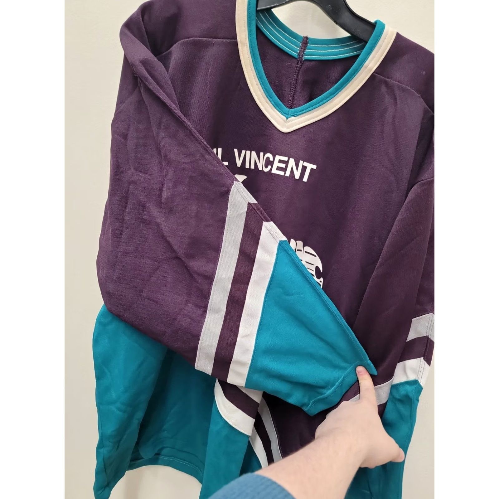Vintage VINTAGE CCM Jersey Men’s XL Skating 80s Graphic Print Paul Vincent Dynamic 100% Or Nothing CCM Shirt Size US XL / EU 56 / 4 - 4 Thumbnail
